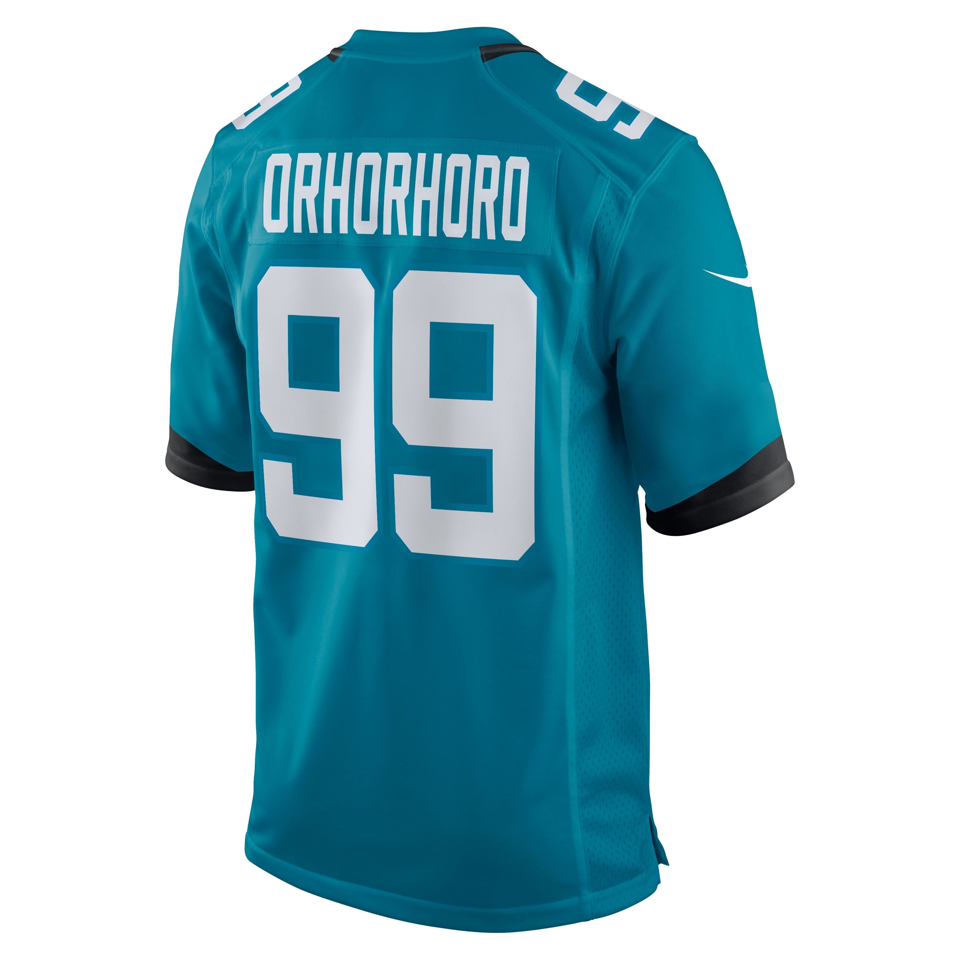 Men's Jacksonville Jaguars Ruke Orhorhoro Nike Teal Team Game Jersey