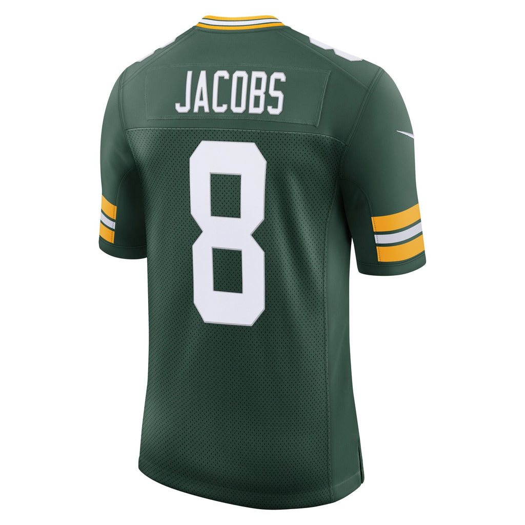 Men's Green Bay Packers Josh Jacobs Nike Green Vapor Untouchable Stitched Limited Jersey