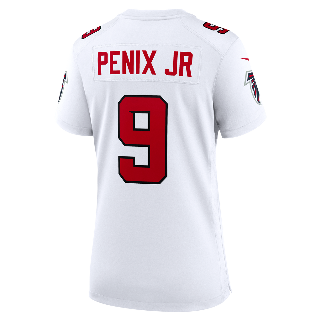 Women's Atlanta Falcons Michael Penix Jr Nike White Game Jersey