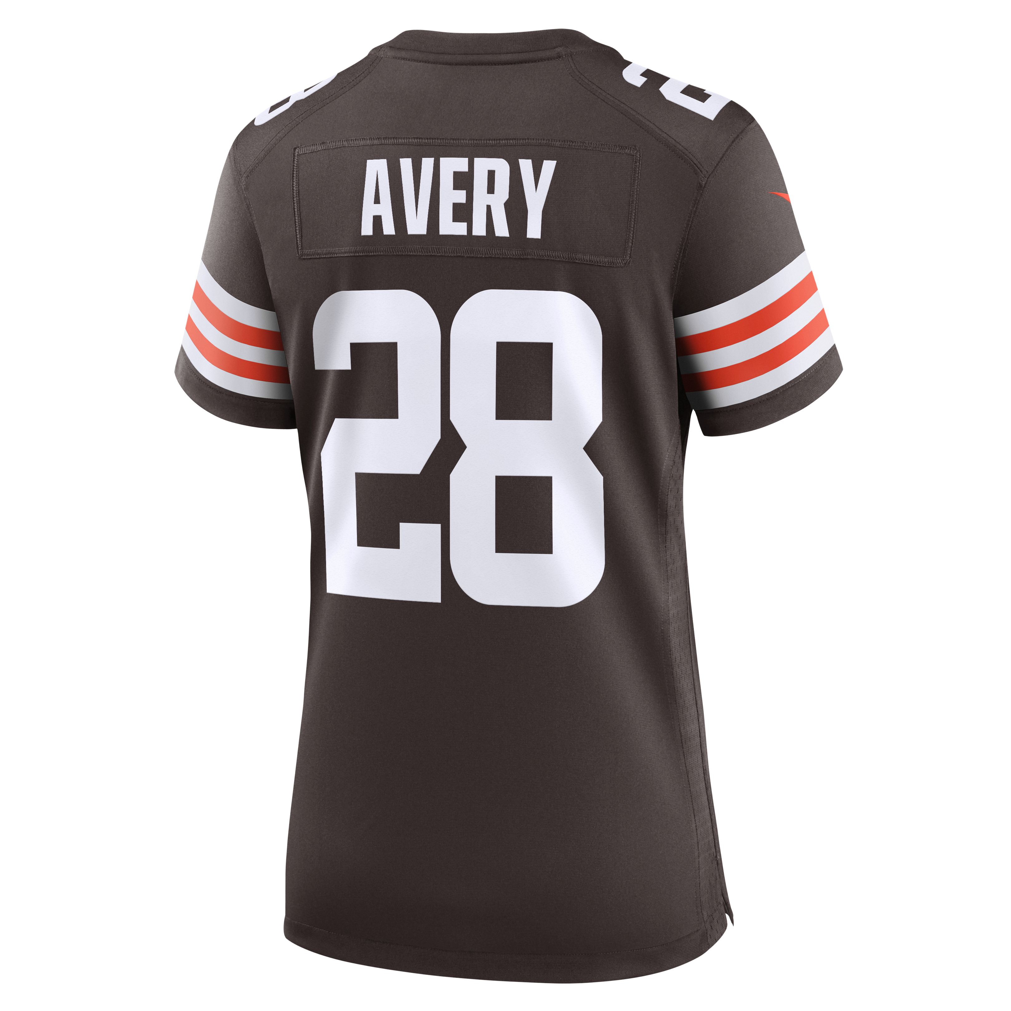 Women's Cleveland Browns Tre Avery Nike Brown Team Game Jersey