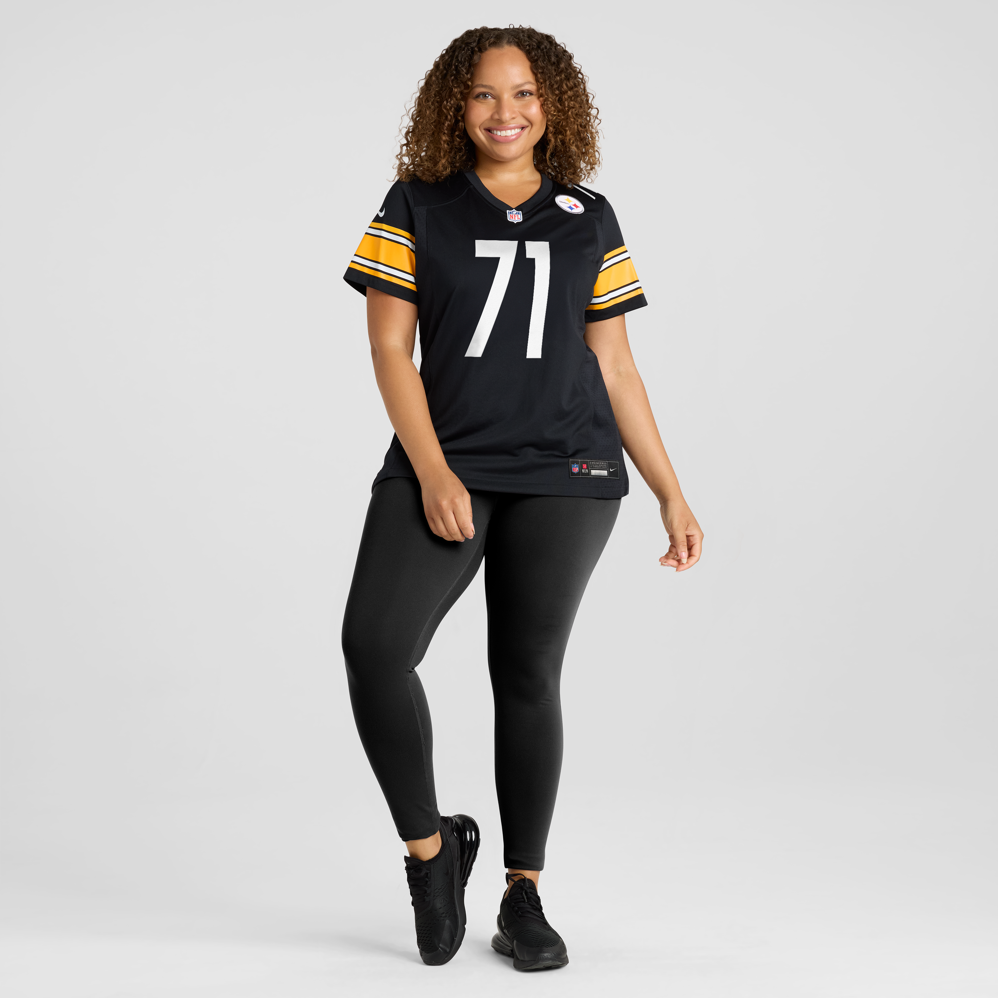 Women's Pittsburgh Steelers Max Iheanachor Nike Black Team Game Jersey