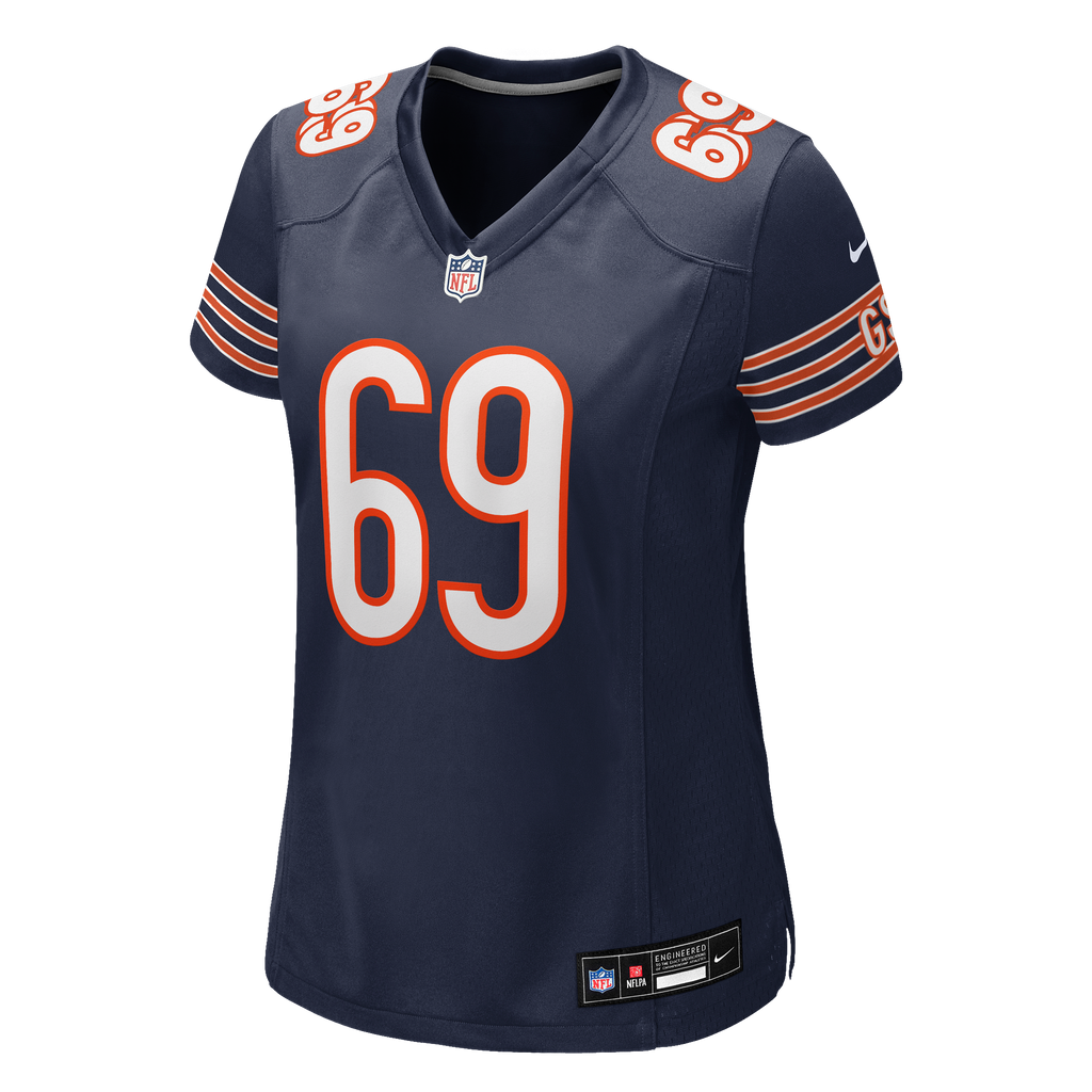 Women's Chicago Bears Jeremiah Martin Nike Navy Team Game Jersey