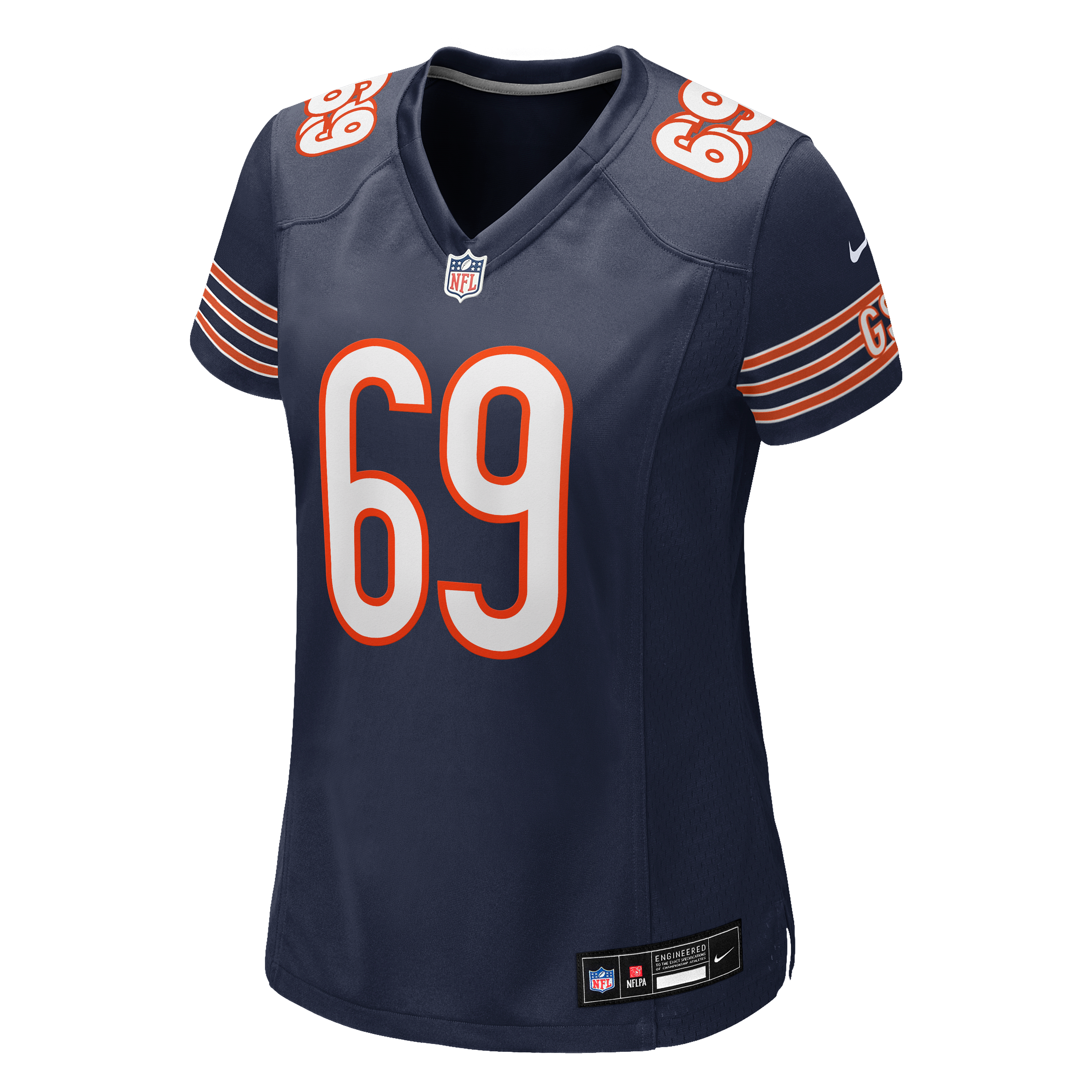 Women's Chicago Bears Jeremiah Martin Nike Navy Team Game Jersey
