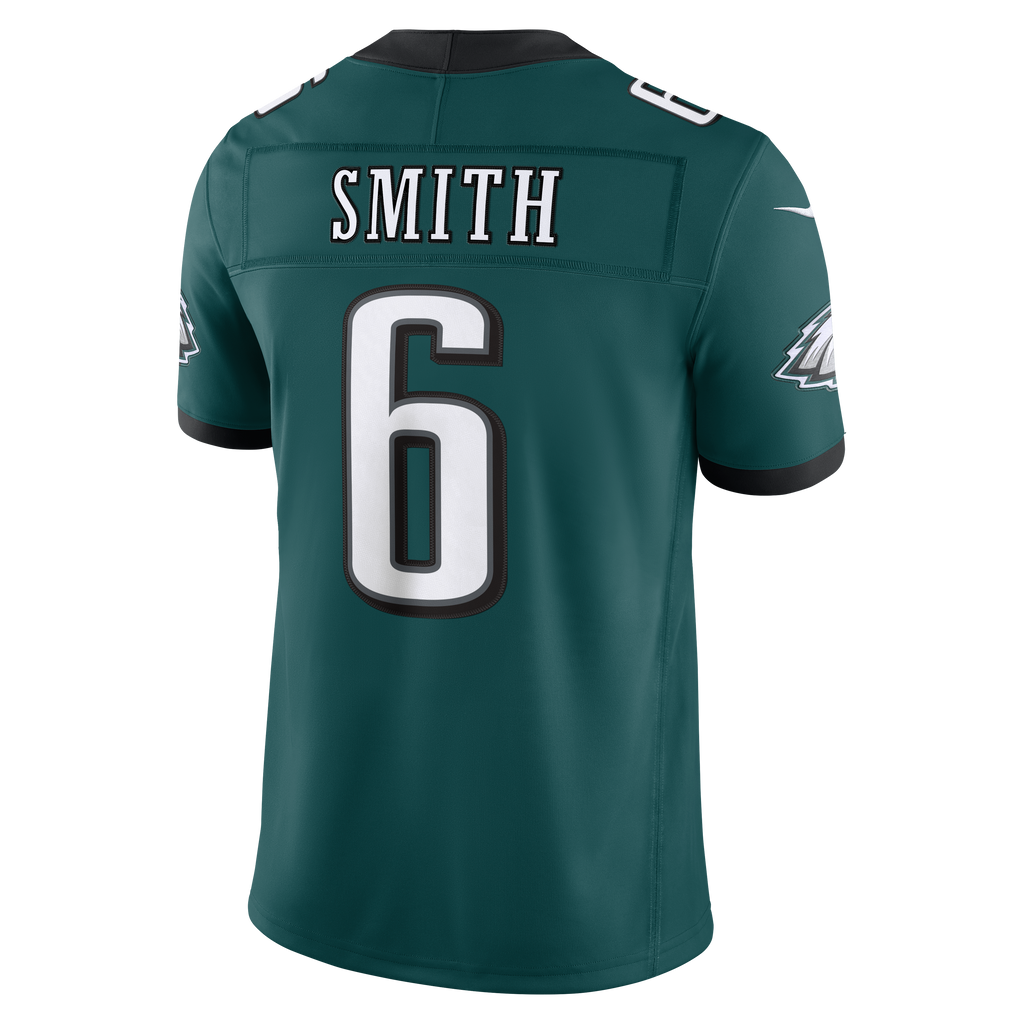 Men's Philadelphia Eagles Devonta Smith Nike Midnight Green Team Vapor Fuse Stitched Limited Jersey