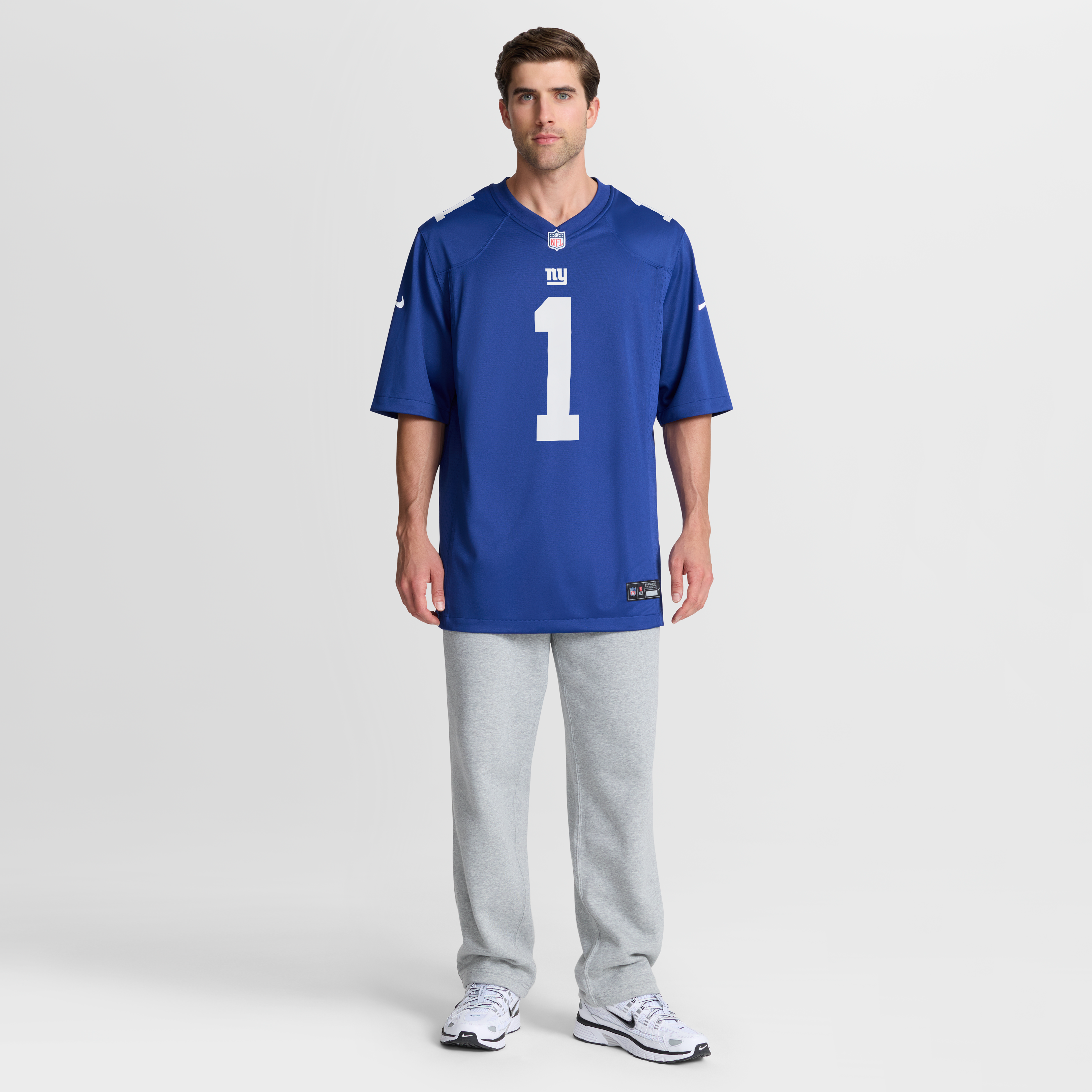 Men's New York Giants Arvell Reese Nike Royal 2026 Nfl Draft First Round Pick No 5 Team Game Jersey