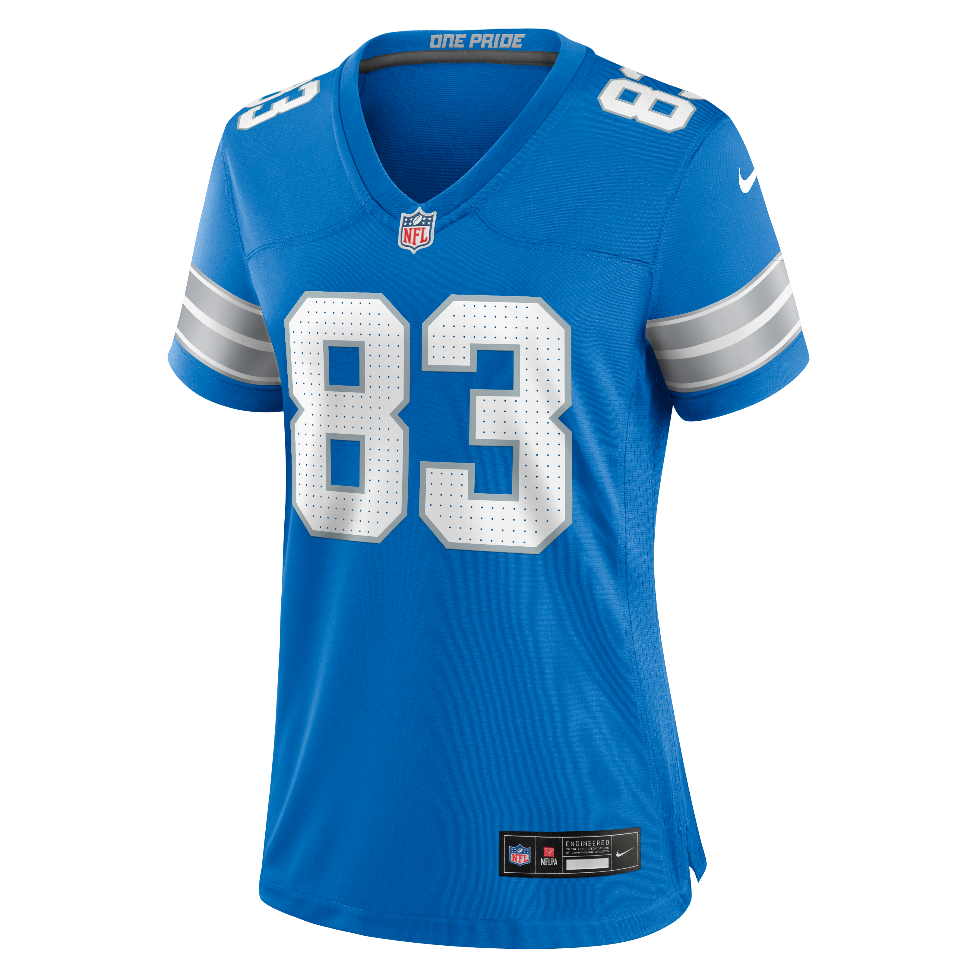 Women's Detroit Lions Tyler Conklin Nike Blue Team Game Jersey