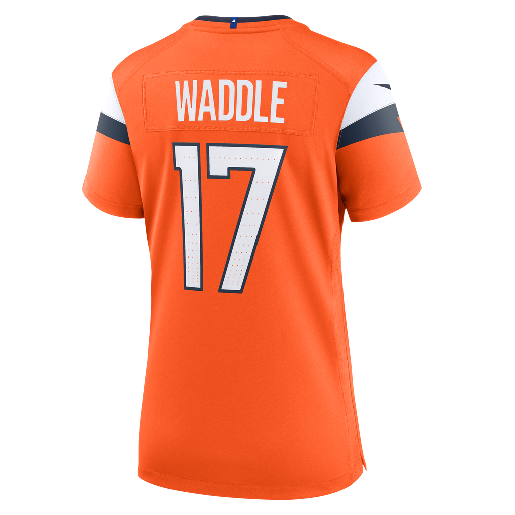 Women's Denver Broncos Jaylen Waddle Nike Orange Game Jersey