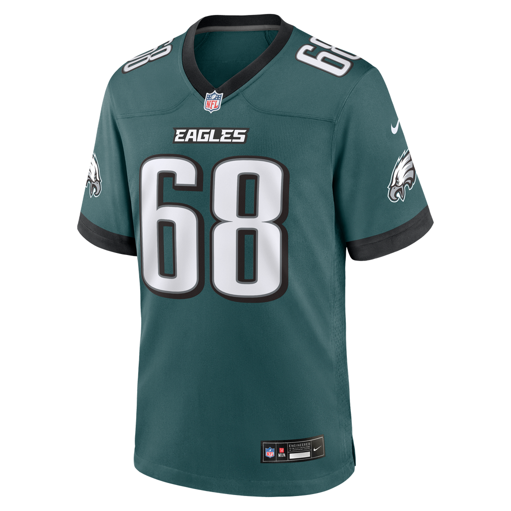 Men's Philadelphia Eagles Jordan Mailata Nike Midnight Green Team Game Jersey