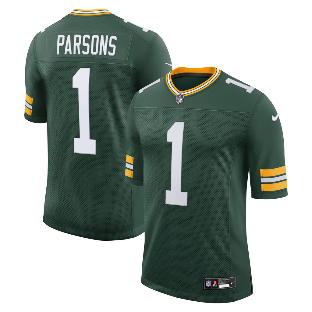 Men's Green Bay Packers Micah Parsons Nike Green Vapor Untouchable Stitched Limited Jersey