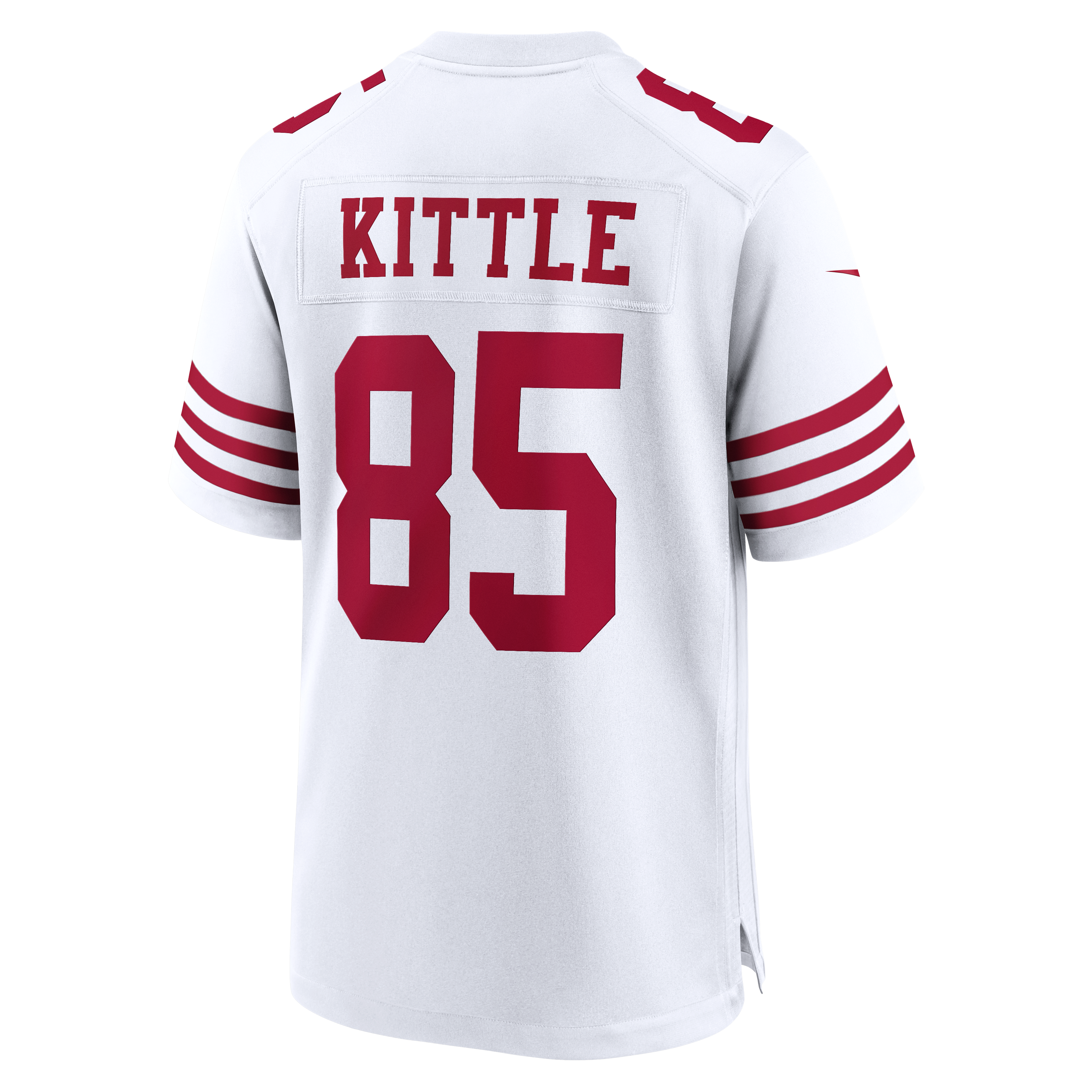 Men's San Francisco 49Ers George Kittle Nike White 80Th Anniversary Game Jersey