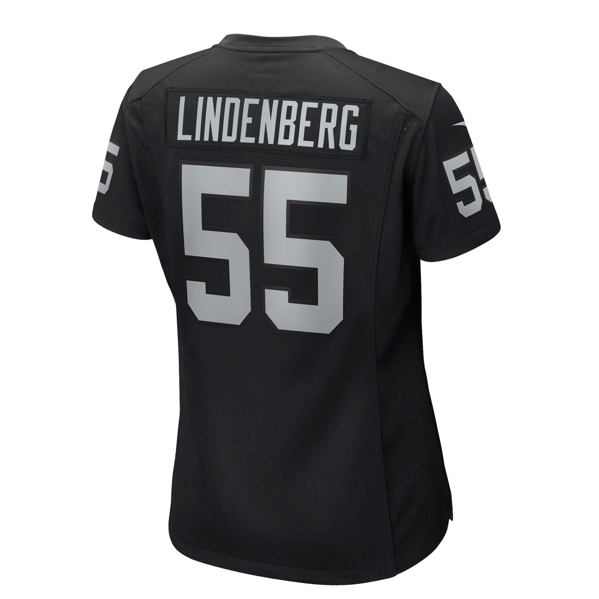 Women's Las Vegas Raiders Cody Lindenberg Nike Black Team Game Jersey