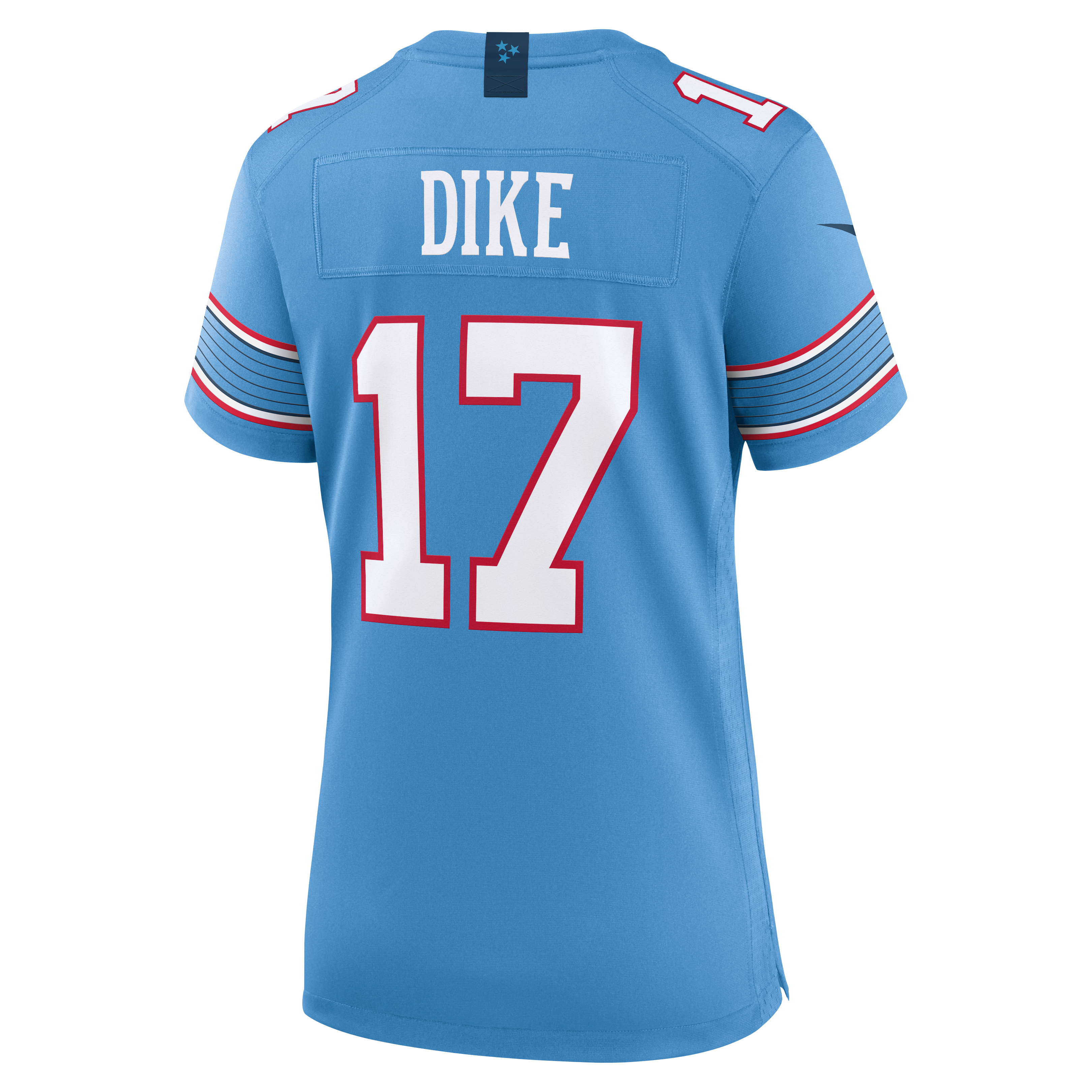 Women's Tennessee Titans Chimere Dike Nike Light Blue Team Game Jersey
