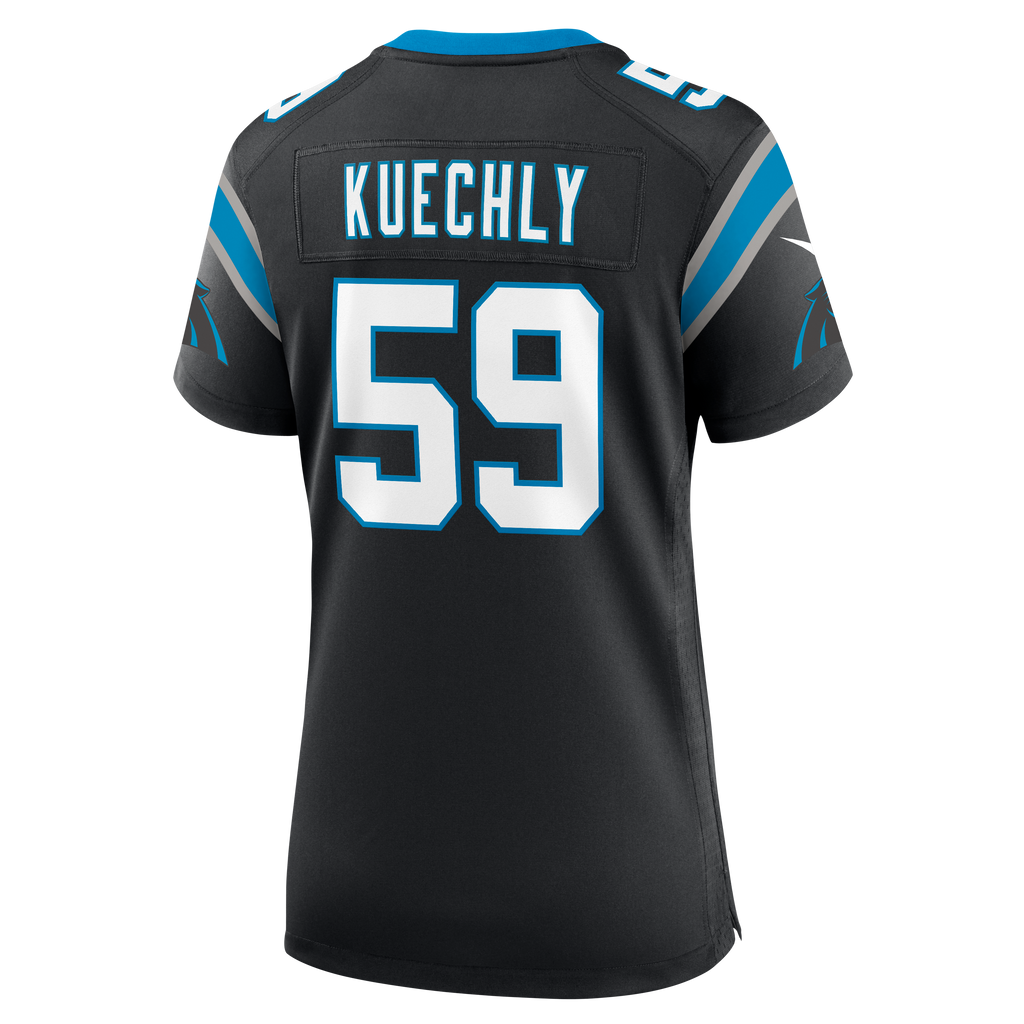 Women's Carolina Panthers Luke Kuechly Nike Black Team Game Jersey