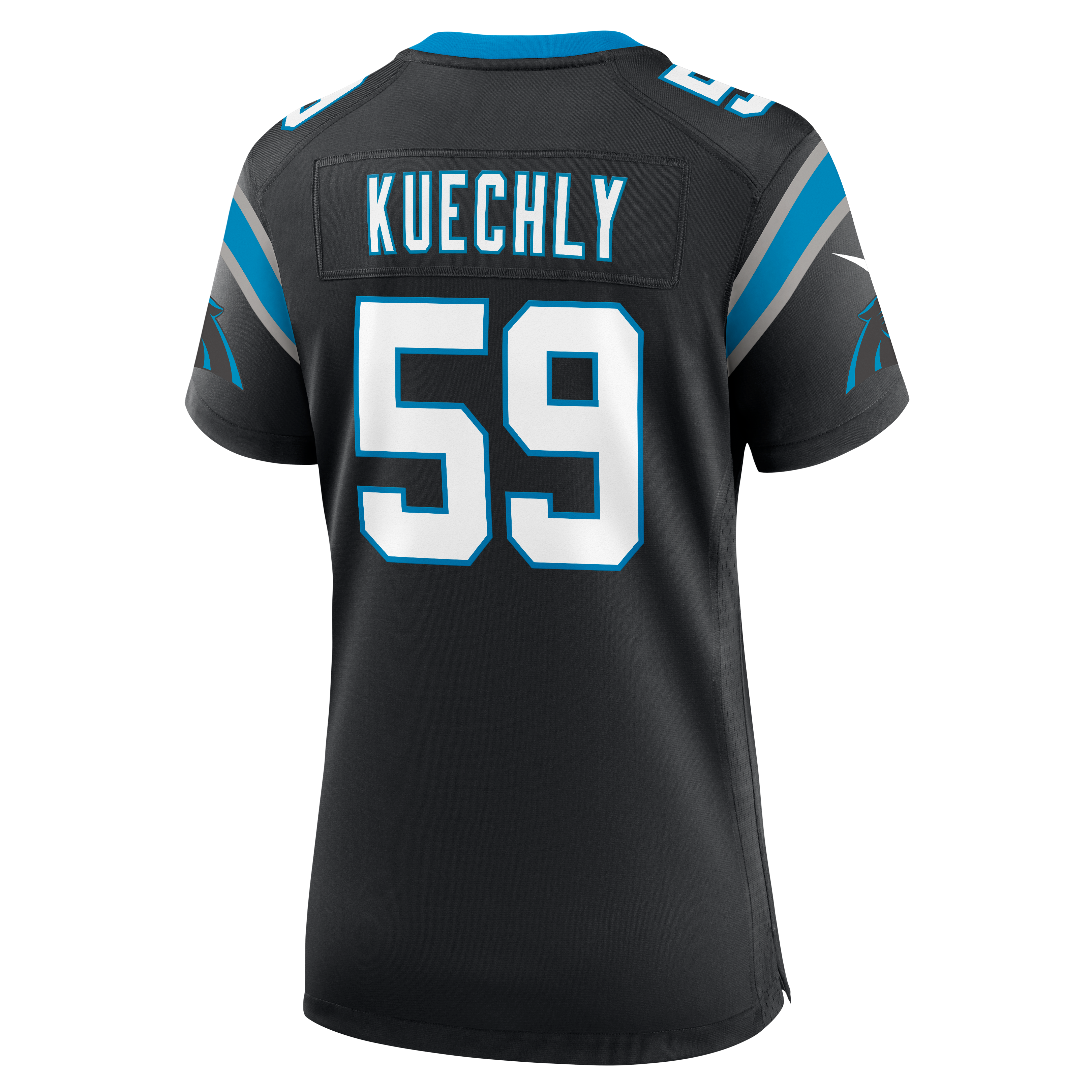 Women's Carolina Panthers Luke Kuechly Nike Black Team Game Jersey