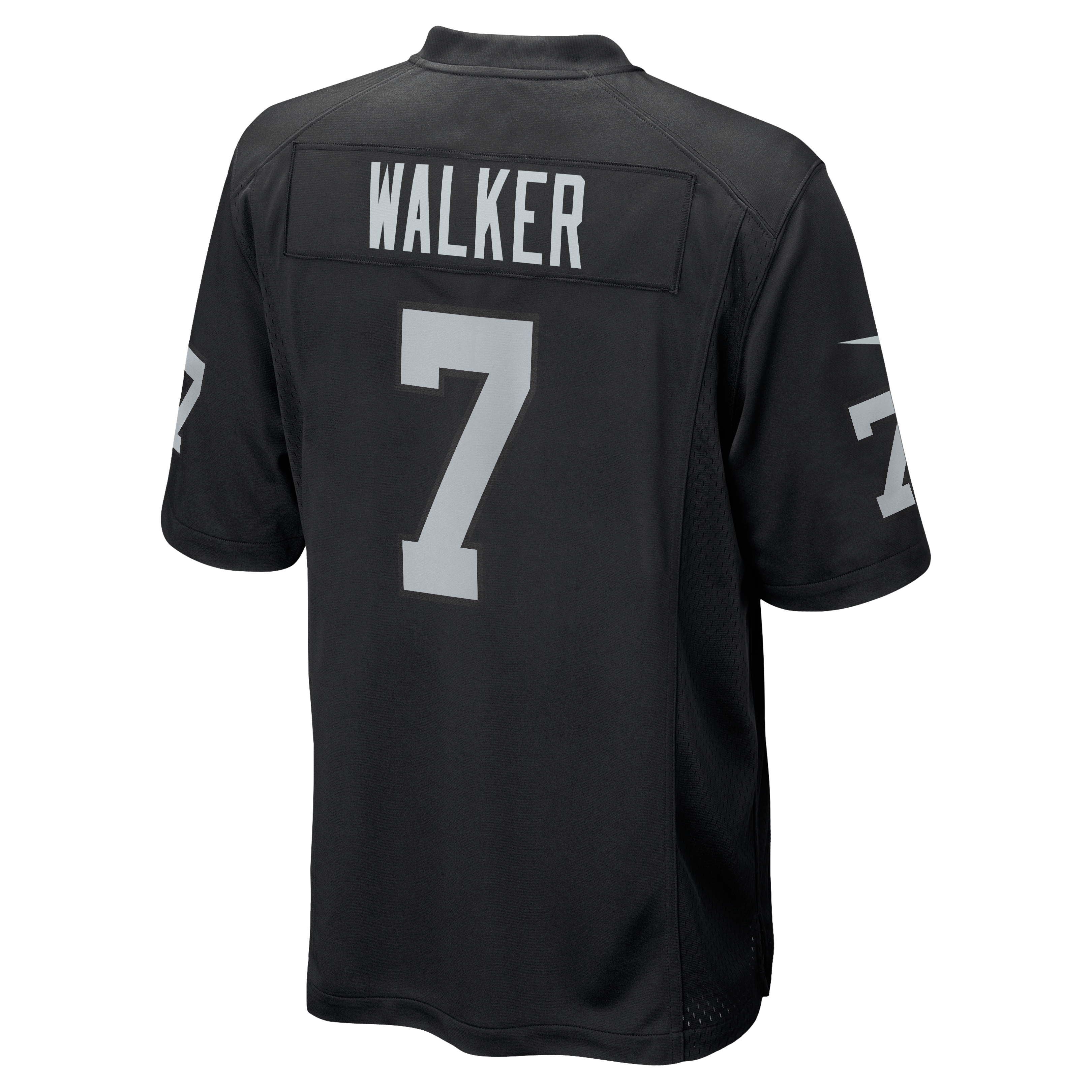 Men's Las Vegas Raiders Quay Walker Nike Black Team Game Jersey