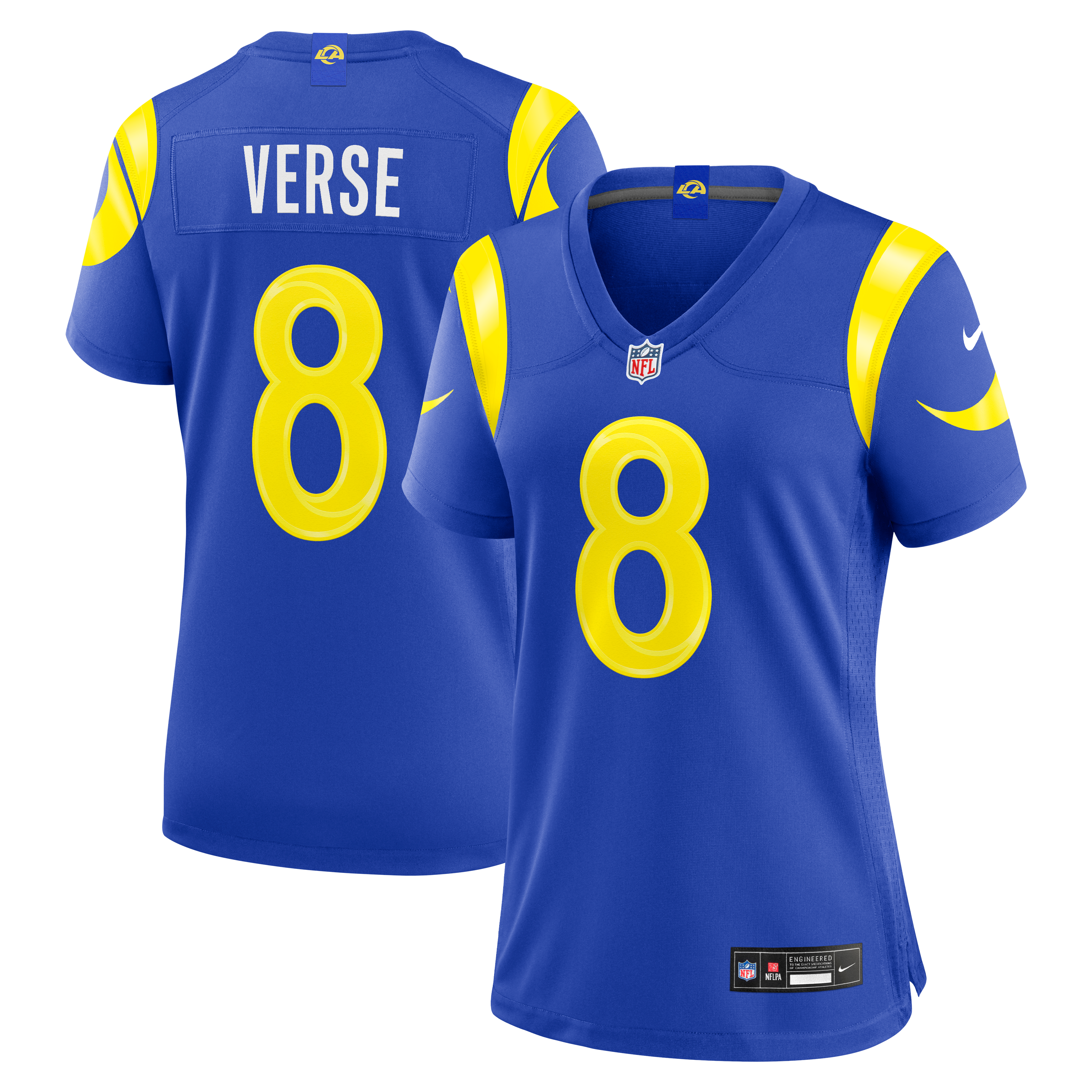 Women's Los Angeles Rams Jared Verse Nike Royal Game Jersey