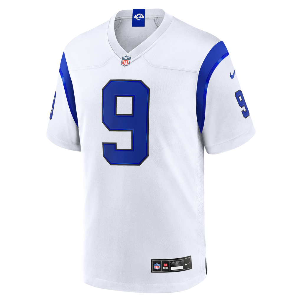Men's Los Angeles Rams Matthew Stafford Nike Fearsome White Game Jersey