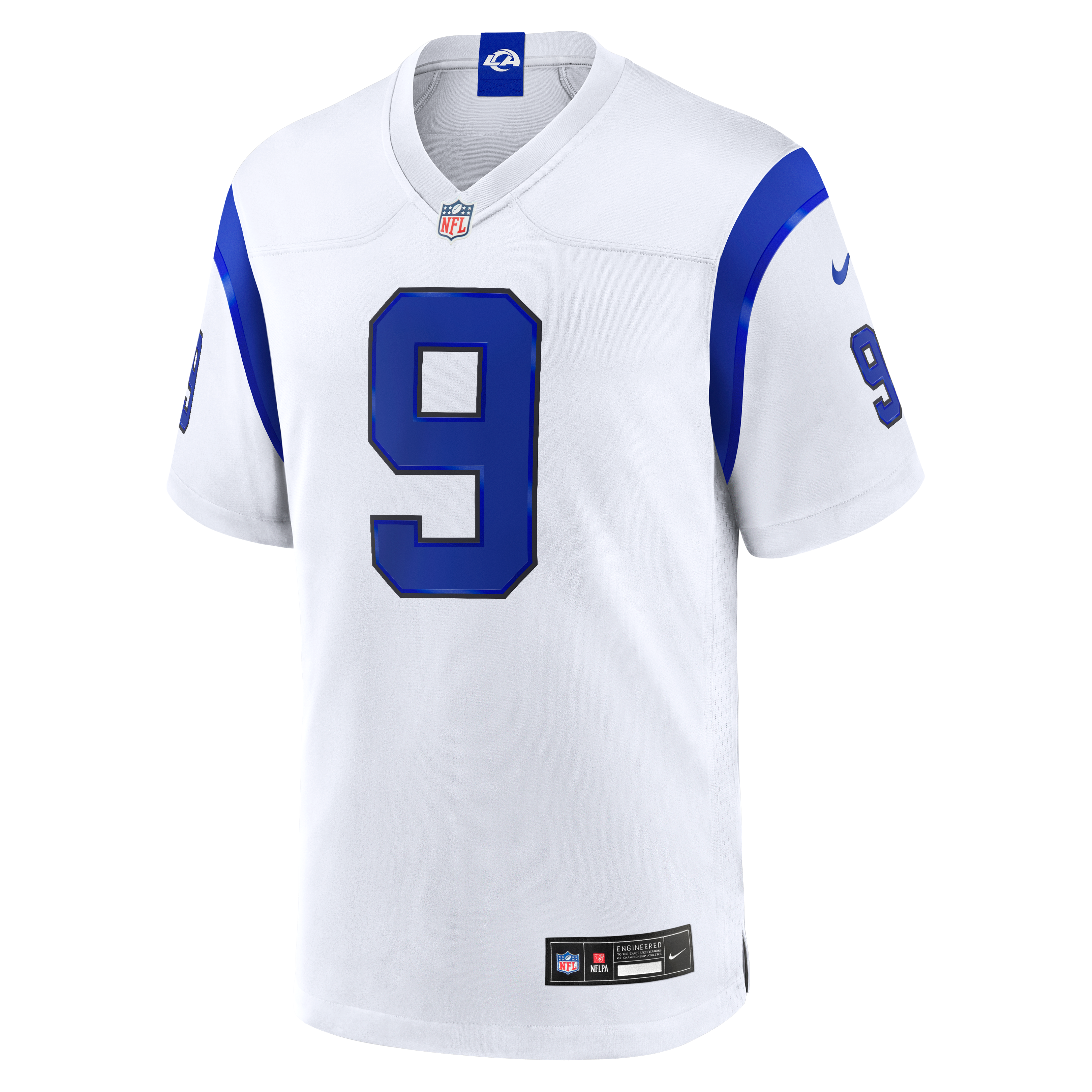 Men's Los Angeles Rams Matthew Stafford Nike Fearsome White Game Jersey