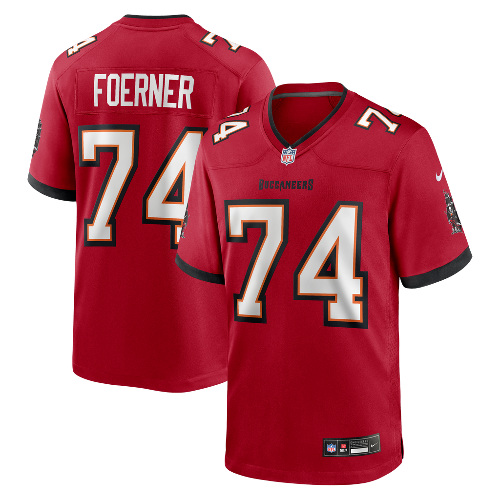Men's Tampa Bay Buccaneers Marshall Foerner Nike Red Team Game Jersey