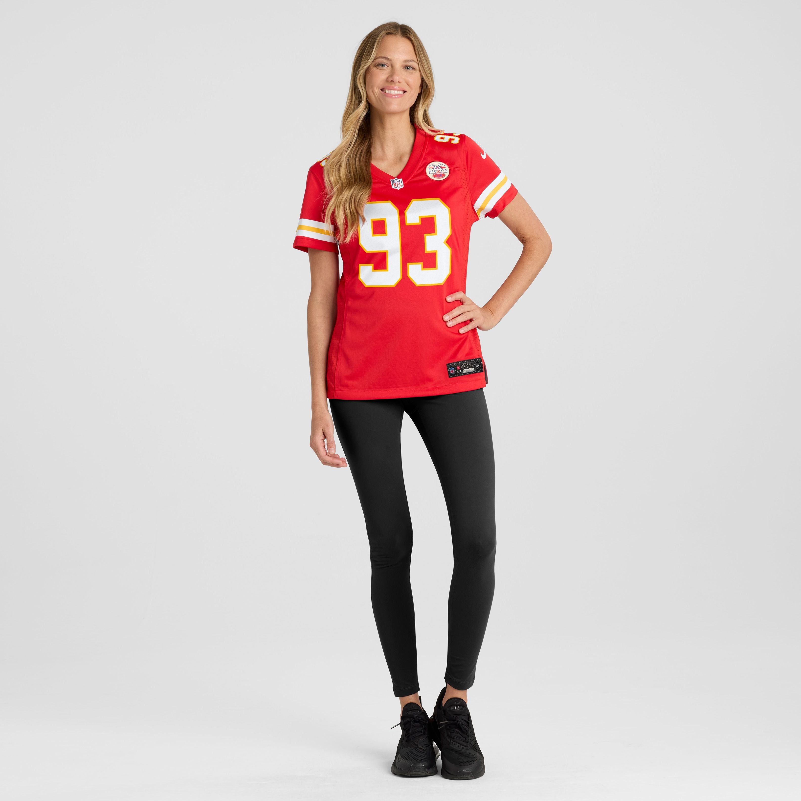 Women's Kansas City Chiefs Zacch Pickens Nike Red Team Game Jersey
