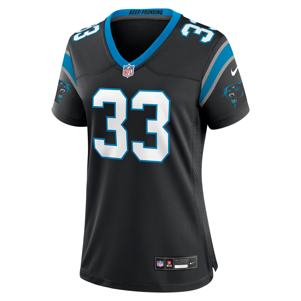 Women's Carolina Panthers Robert Rochell Nike Black Team Game Jersey