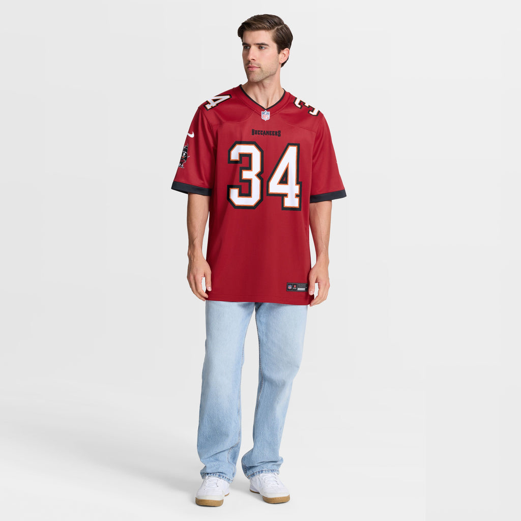 Men's Tampa Bay Buccaneers Alex Anzalone Nike Red Team Game Jersey