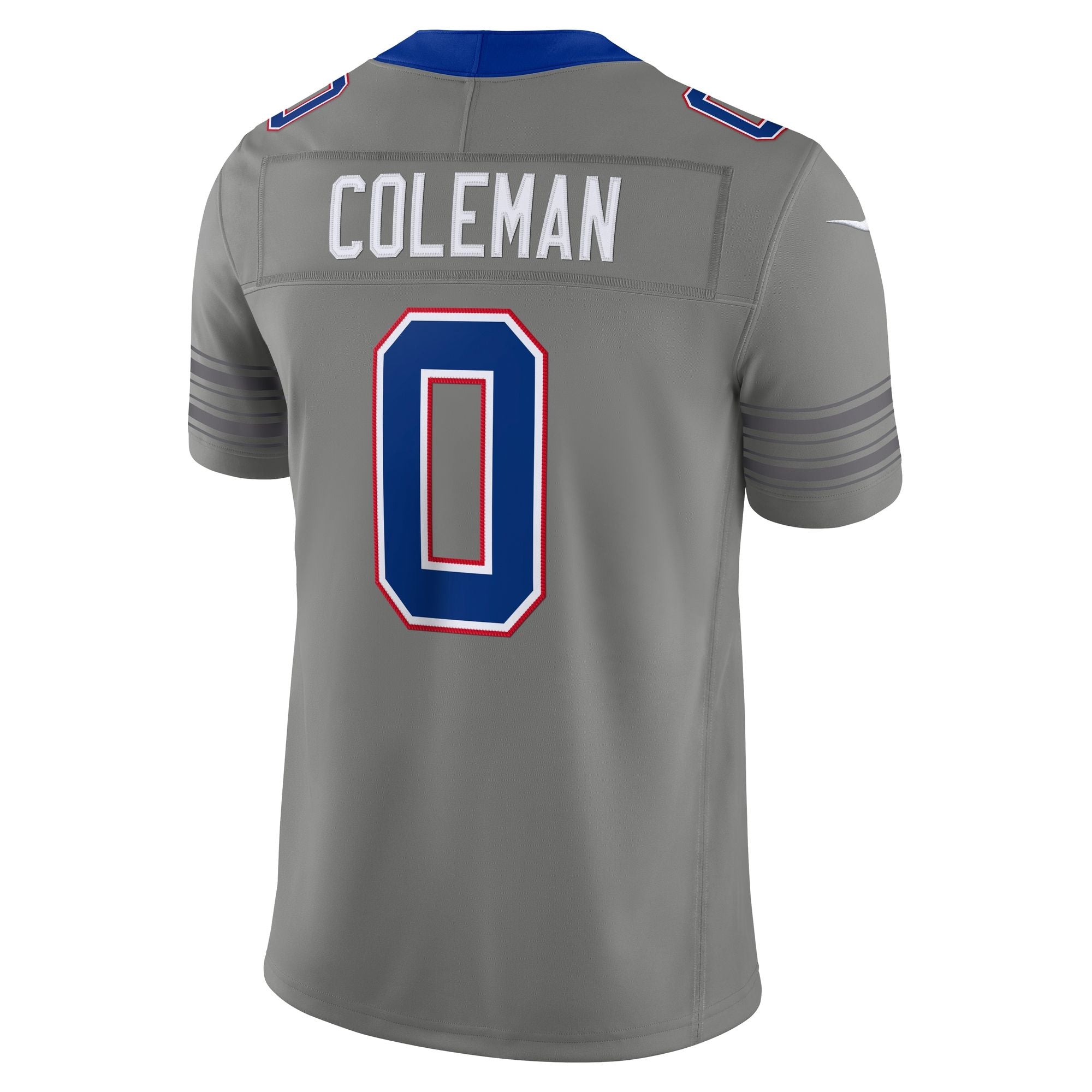 Men's Buffalo Bills Keon Coleman Nike Gray Nickel City Vapor Fuse Stitched Limited Jersey
