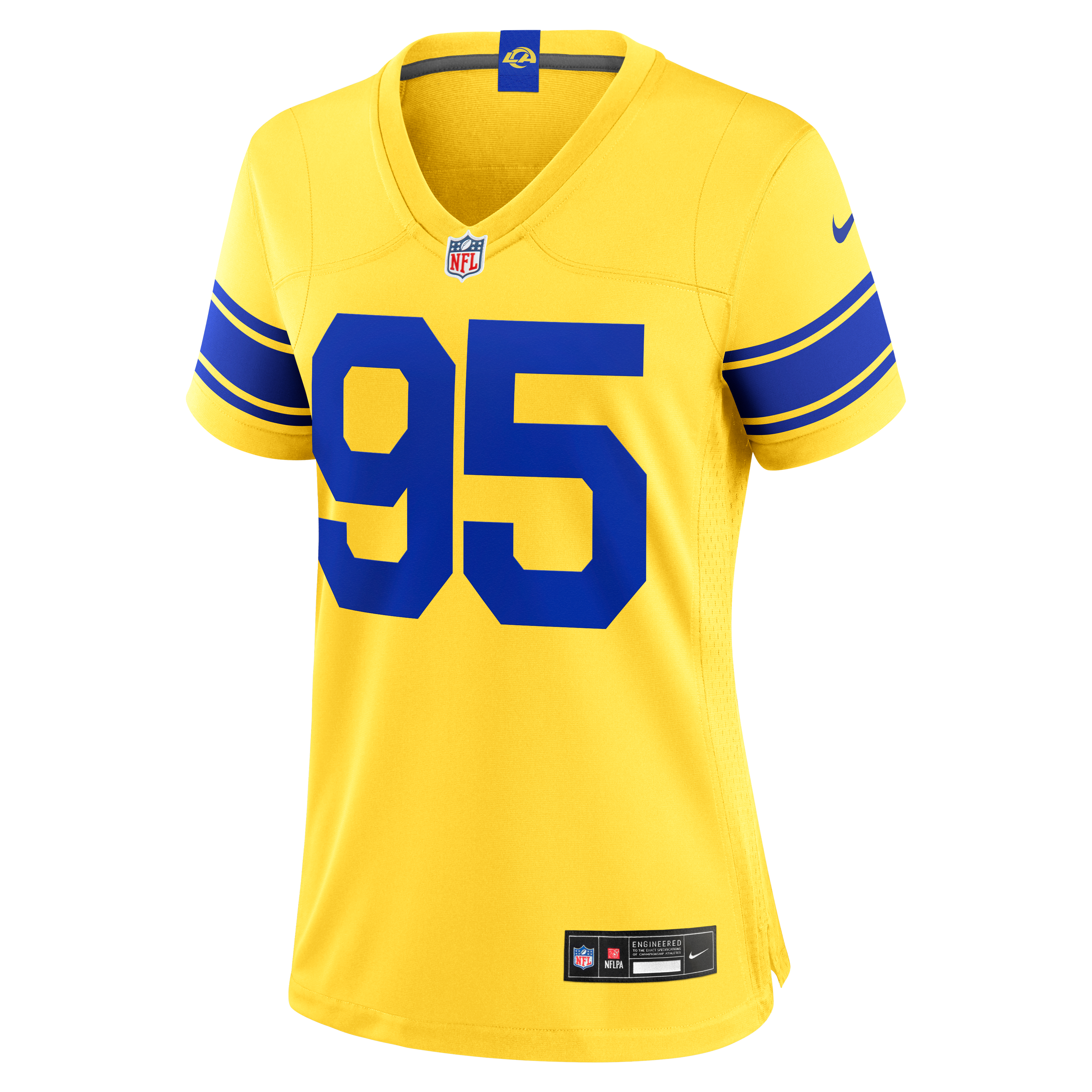 Women's Los Angeles Rams Myles Garrett Nike Classic Sol Game Jersey