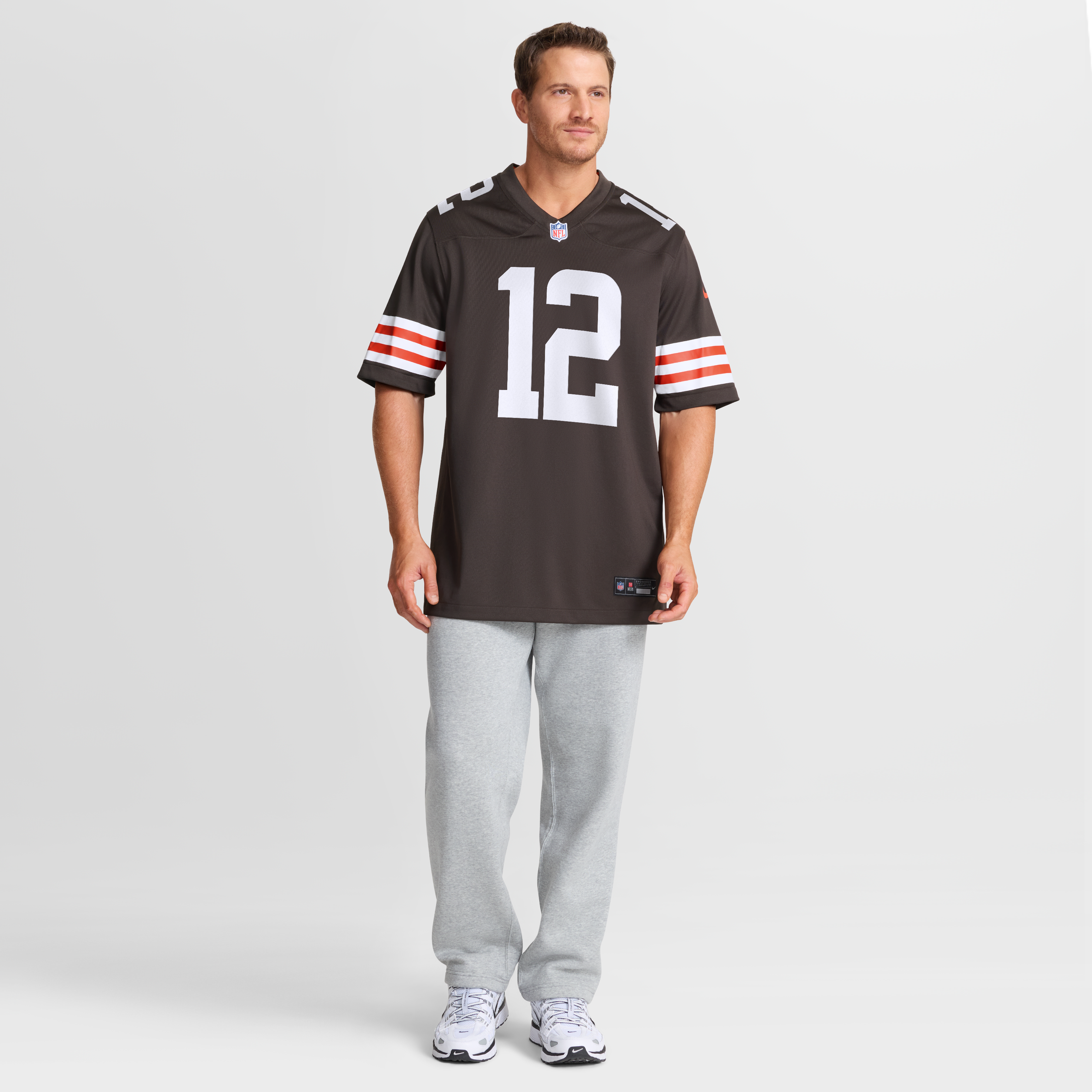 Men's Cleveland Browns Denzel Boston Nike Brown Game Jersey