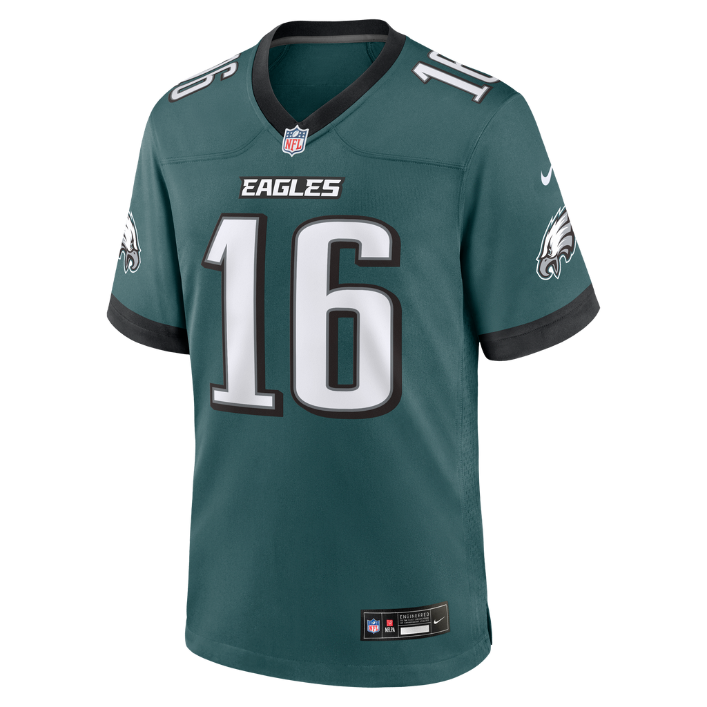 Men's Philadelphia Eagles Tanner Mckee Nike Midnight Green Team Game Jersey