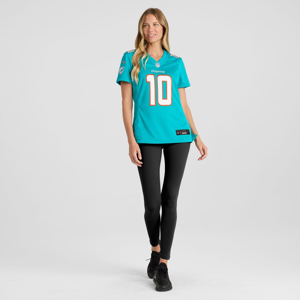 Women's Miami Dolphins Jacob Rodriguez Nike Aqua Team Game Jersey
