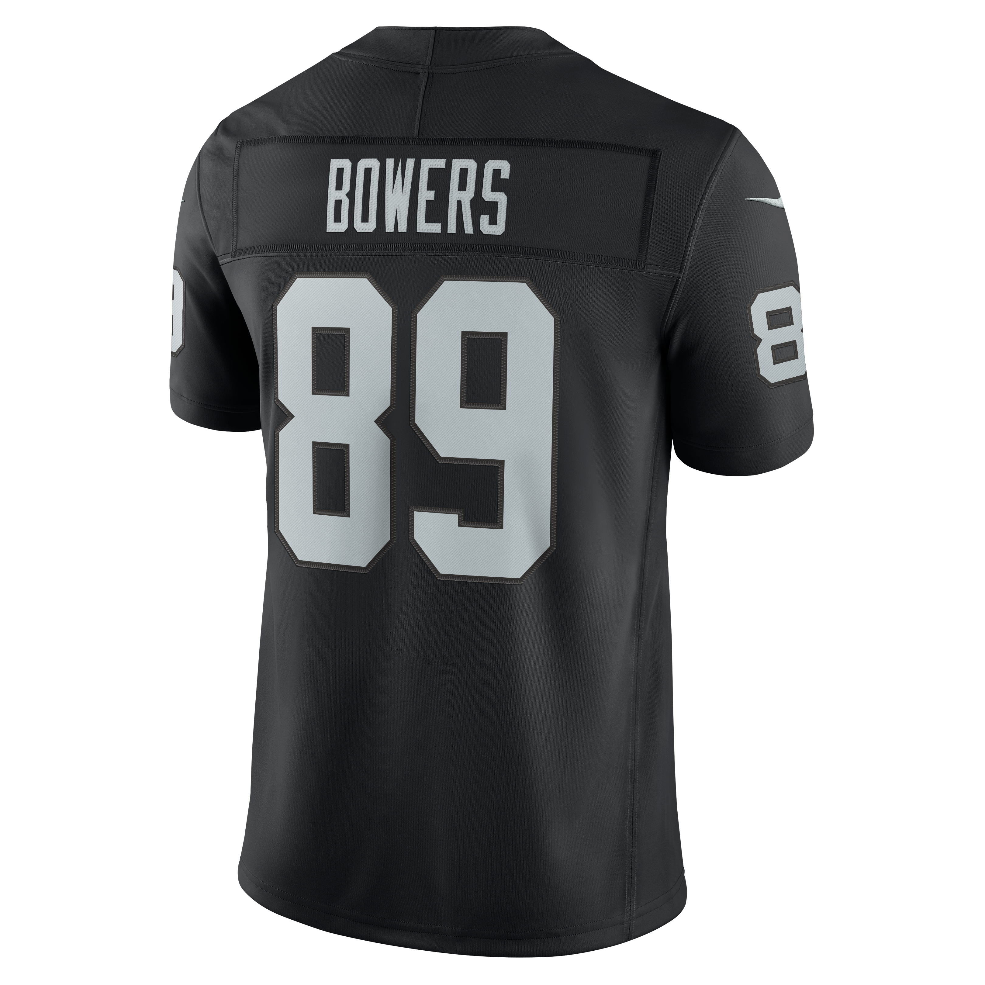 Men's Las Vegas Raiders Brock Bowers Nike Black Team Vapor Fuse Stitched Limited Jersey
