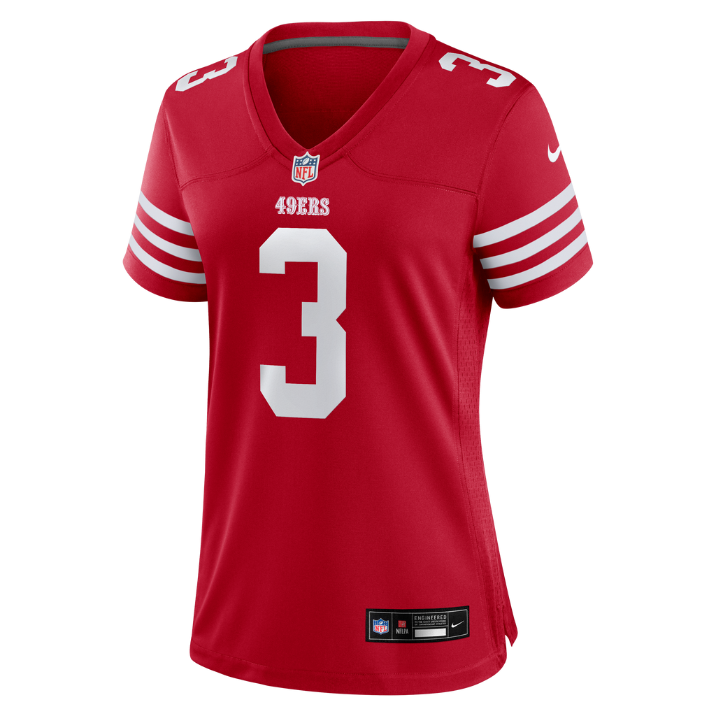 Women's San Francisco 49Ers Christian Kirk Nike Scarlet Team Game Jersey