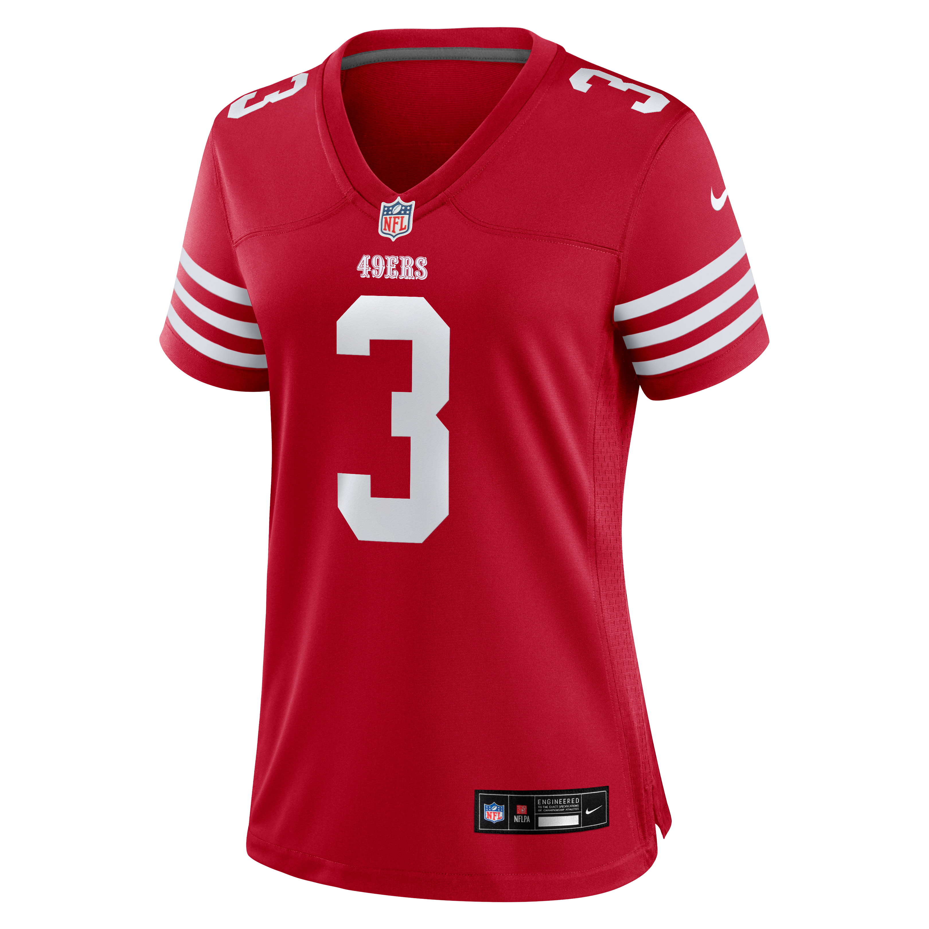 Women's San Francisco 49Ers Christian Kirk Nike Scarlet Team Game Jersey