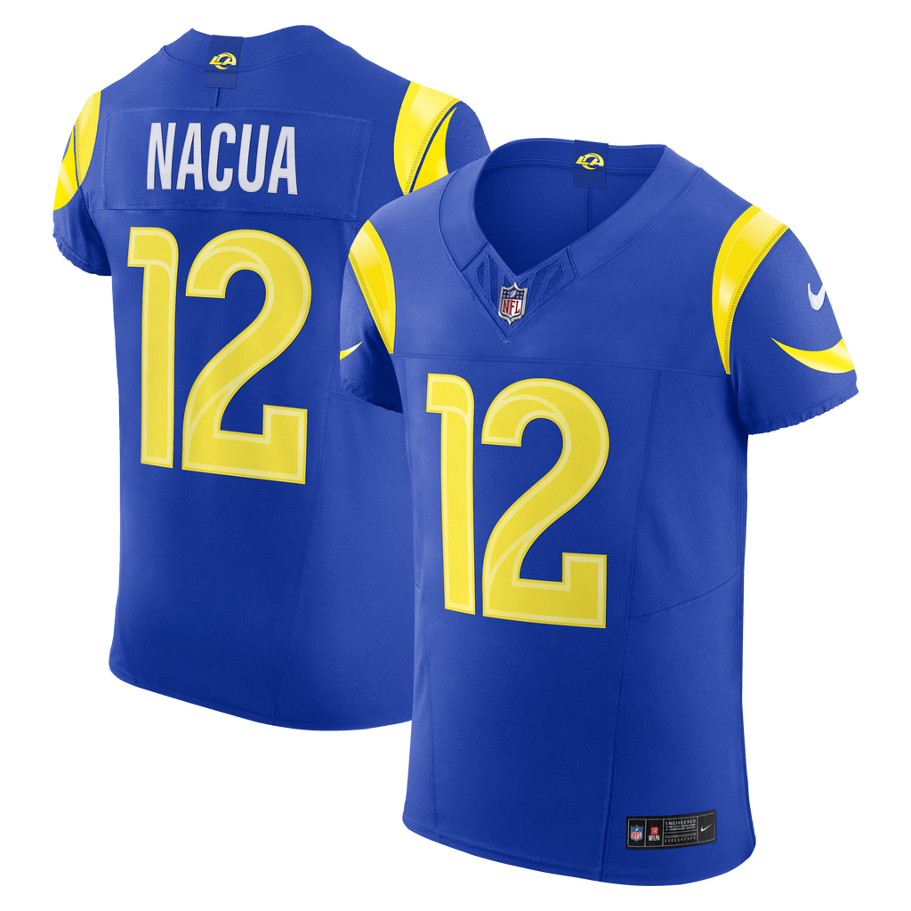 Men's Los Angeles Rams Puka Nacua Nike Royal Team Vapor Fuse Elite Jersey