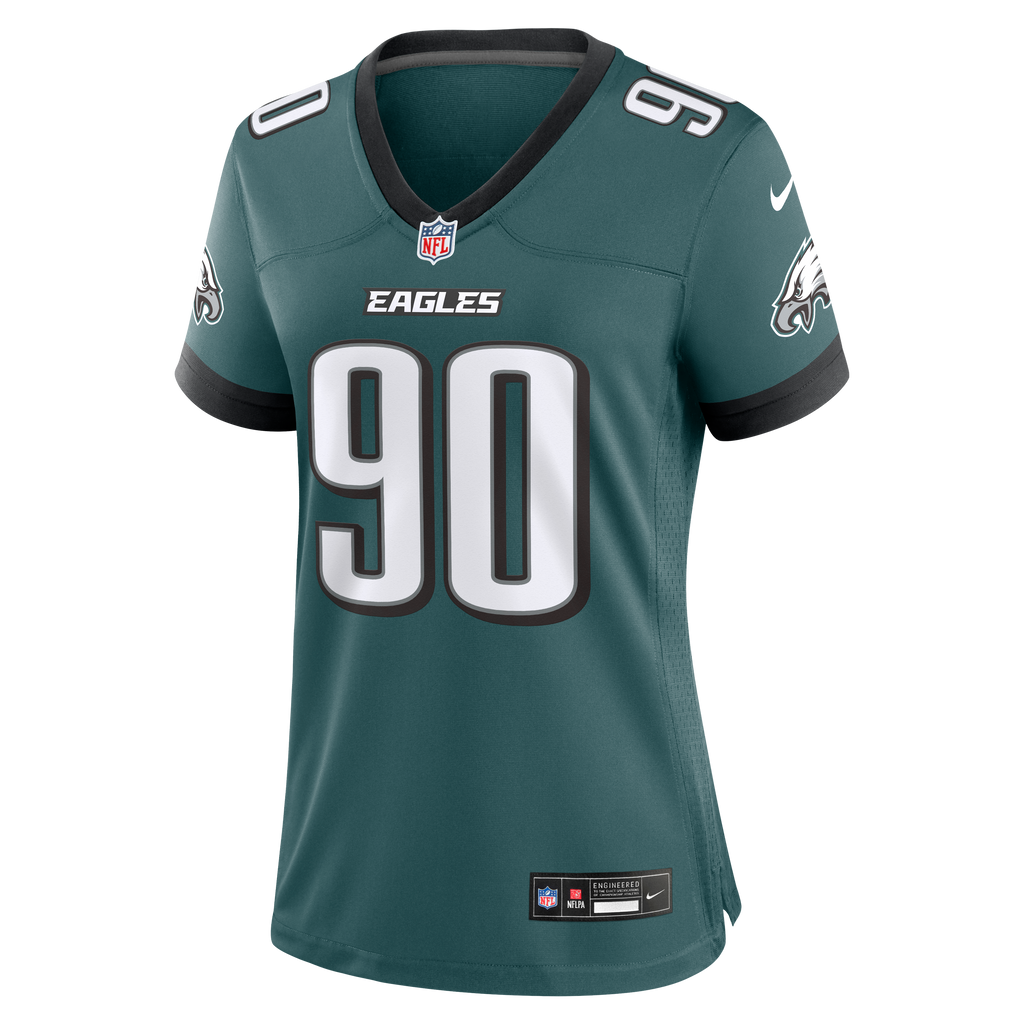 Women's Philadelphia Eagles Jordan Davis Nike Midnight Green Team Game Jersey