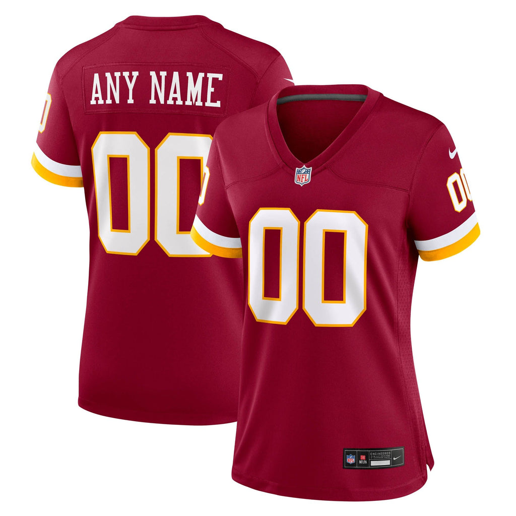 Women's Washington Commanders Nike Burgundy Custom Game Jersey