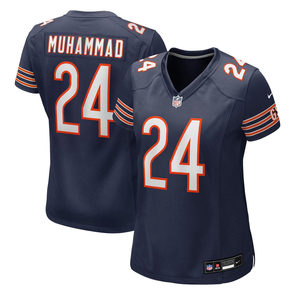 Women's Chicago Bears Malik Muhammad Nike Navy Team Game Jersey