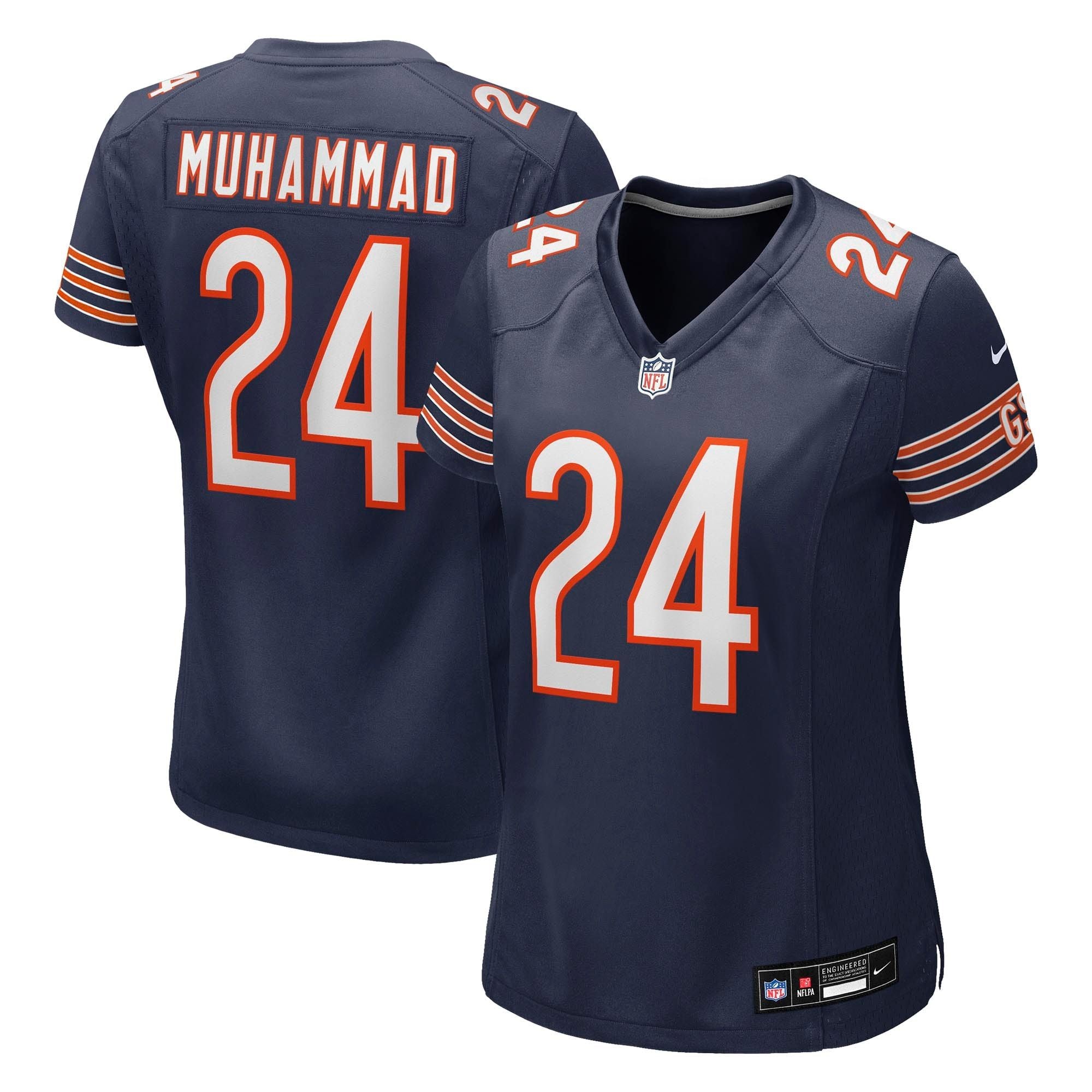 Women's Chicago Bears Malik Muhammad Nike Navy Team Game Jersey