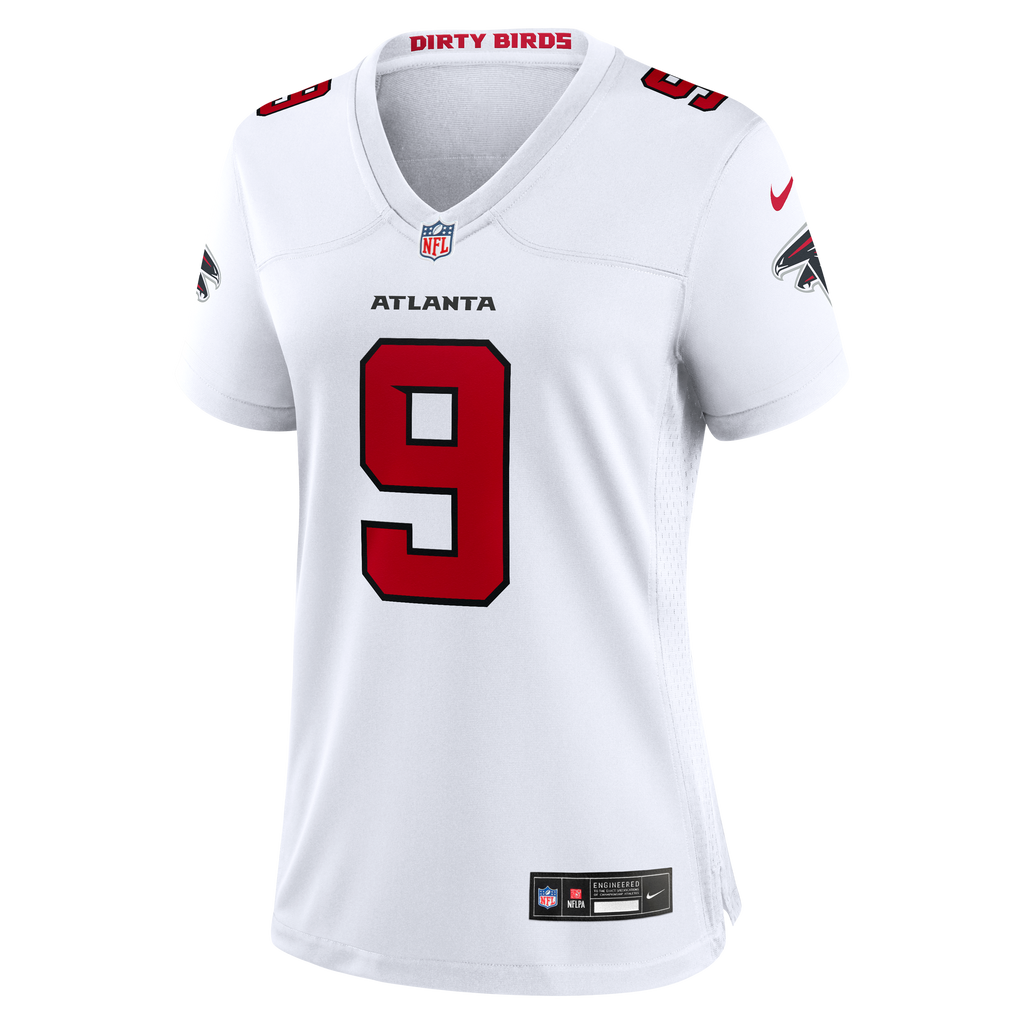 Women's Atlanta Falcons Michael Penix Jr Nike White Game Jersey