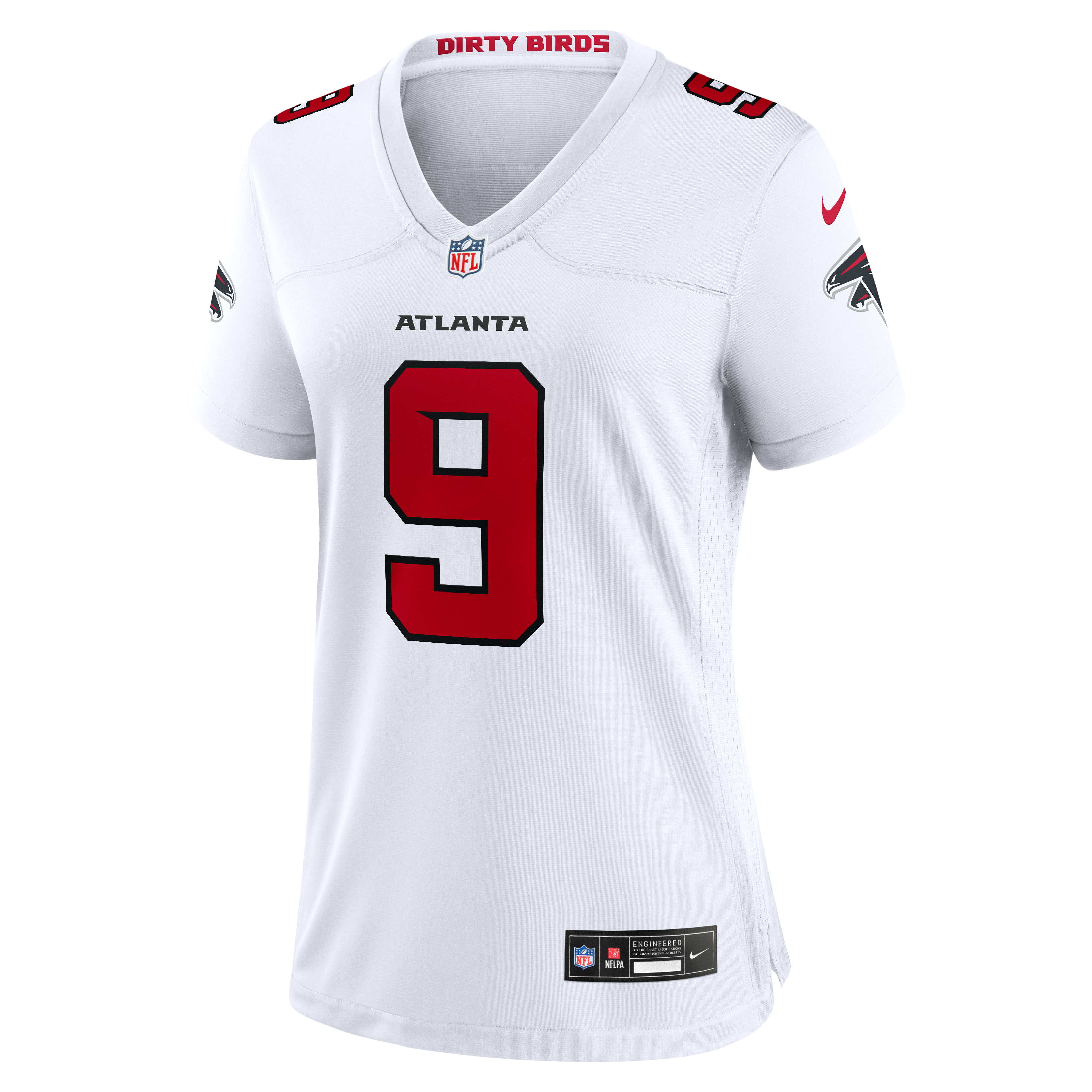 Women's Atlanta Falcons Michael Penix Jr Nike White Game Jersey