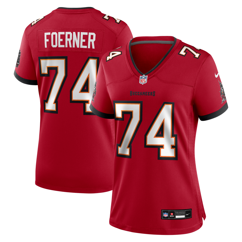 Women's Tampa Bay Buccaneers Marshall Foerner Nike Red Team Game Jersey