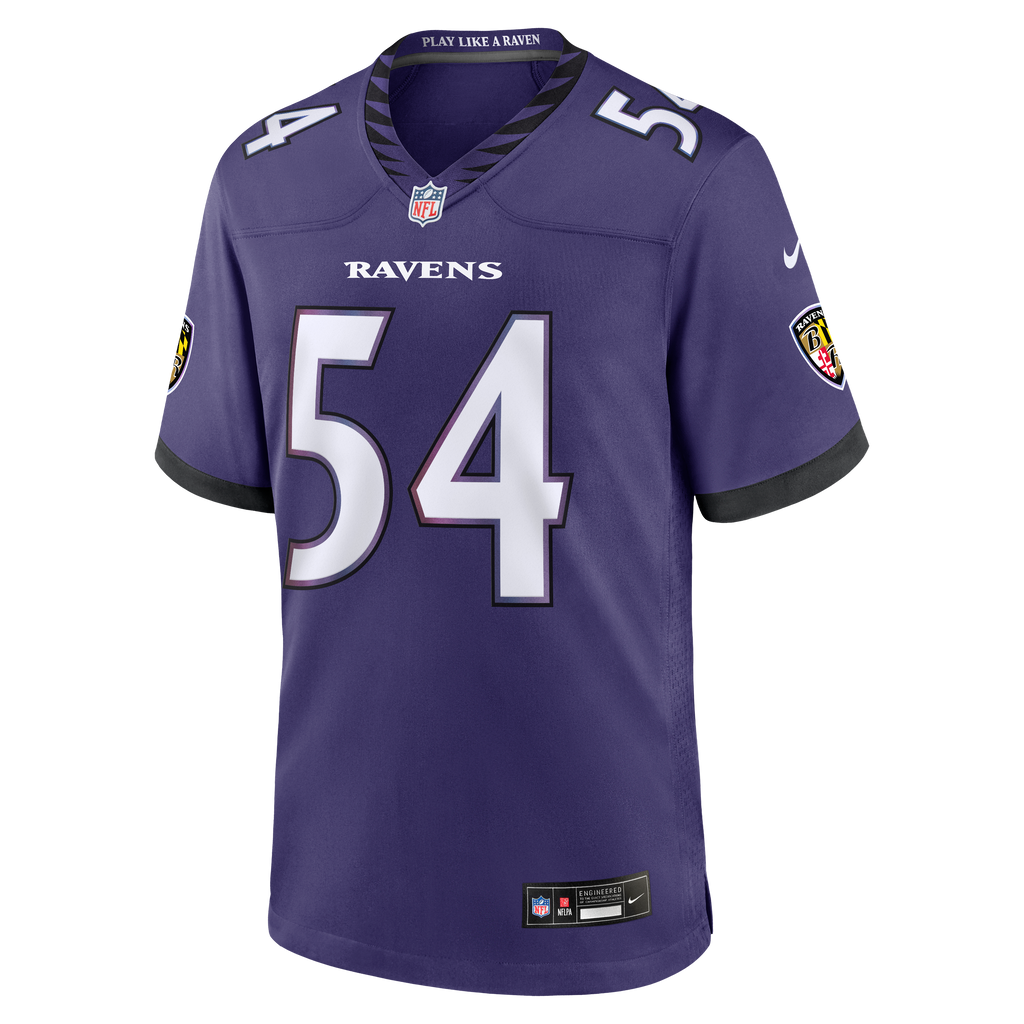 Men's Baltimore Ravens Jovaughn Gwyn Nike Purple Team Game Jersey