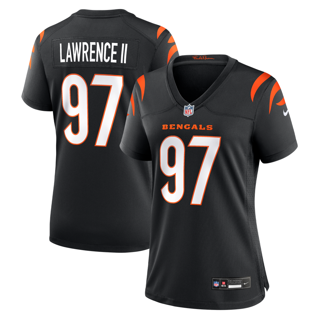 Women's Cincinnati Bengals Dexter Lawrence Ii Nike Black Game Jersey