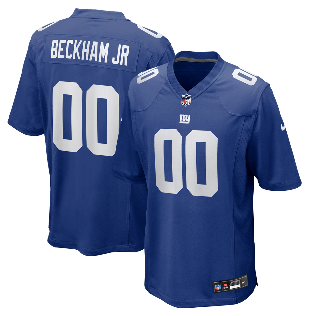 Men's New York Giants Odell Beckham Jr Nike Royal Team Game Jersey