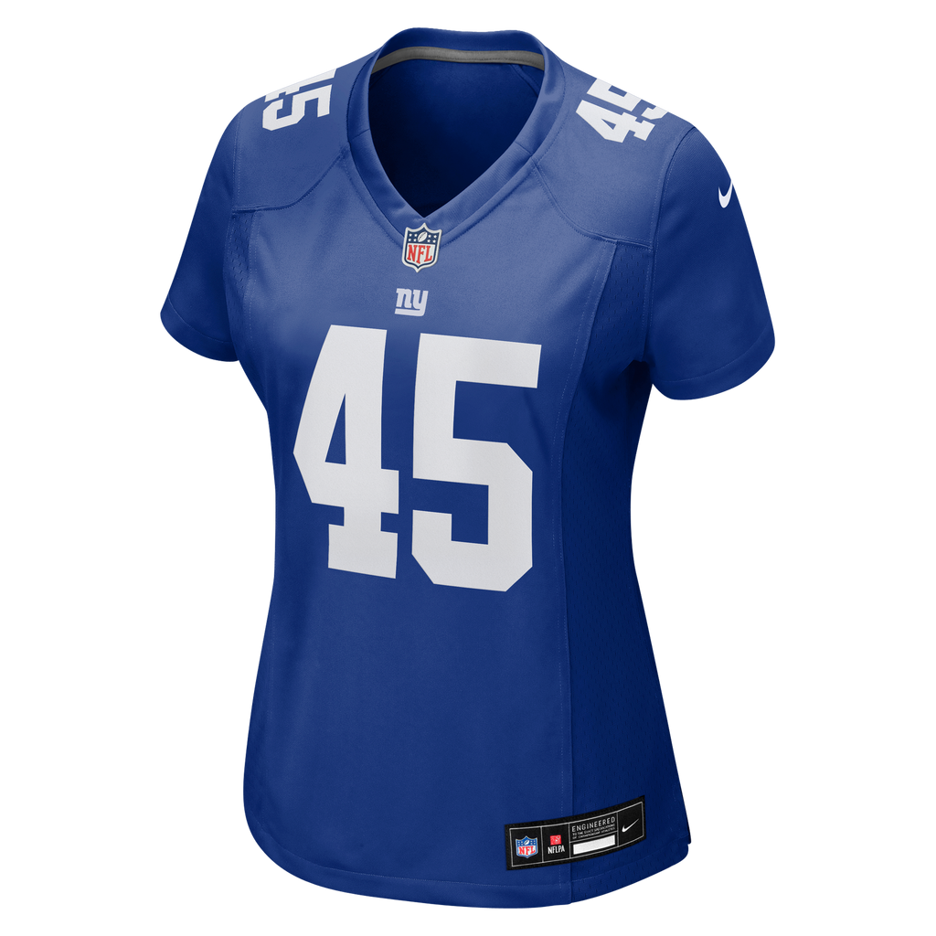 Women's New York Giants Patrick Ricard Nike Royal Team Game Jersey