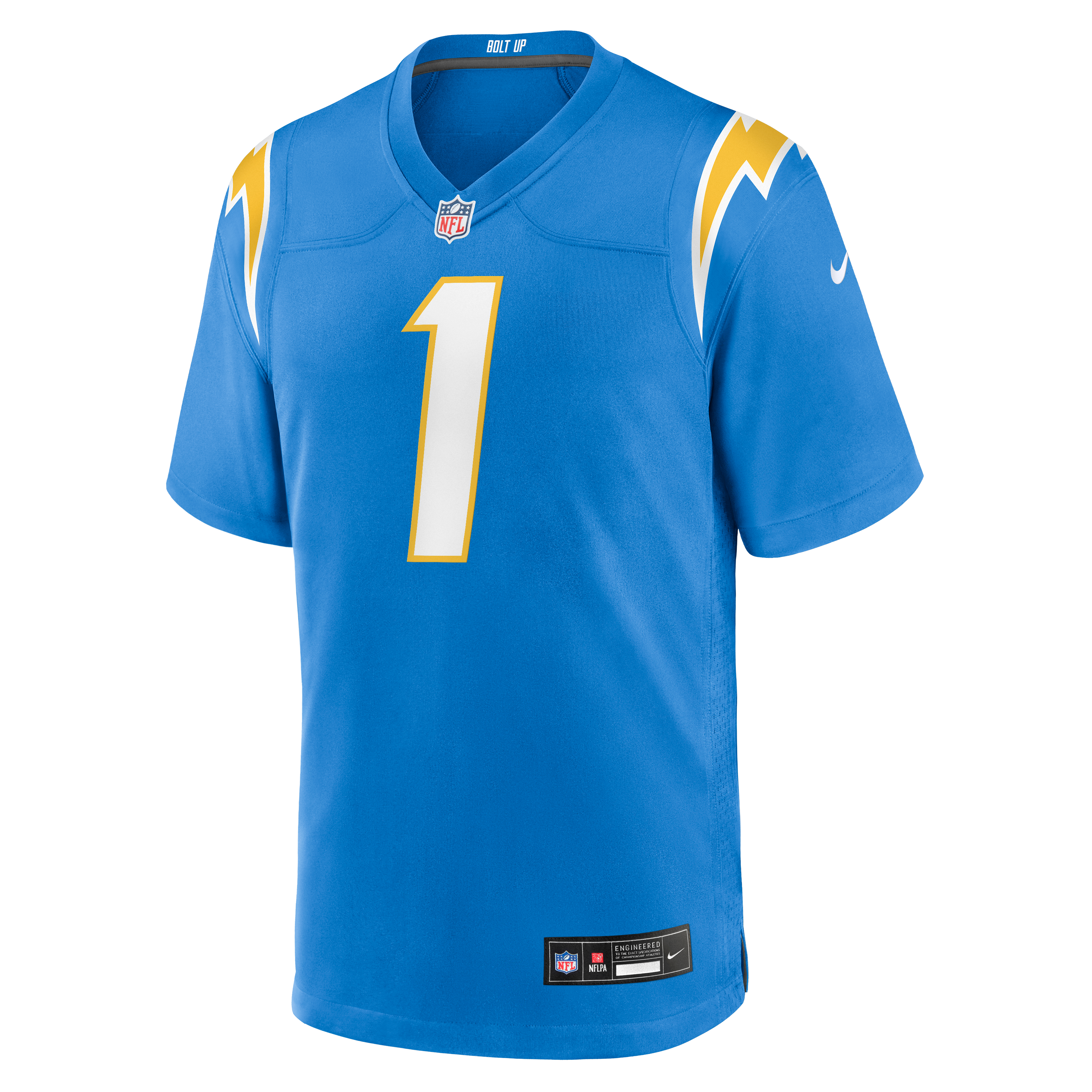 Men's Los Angeles Chargers Akheem Mesidor Nike Powder Blue 2026 Nfl Draft First Round Pick No 22 Team Game Jersey