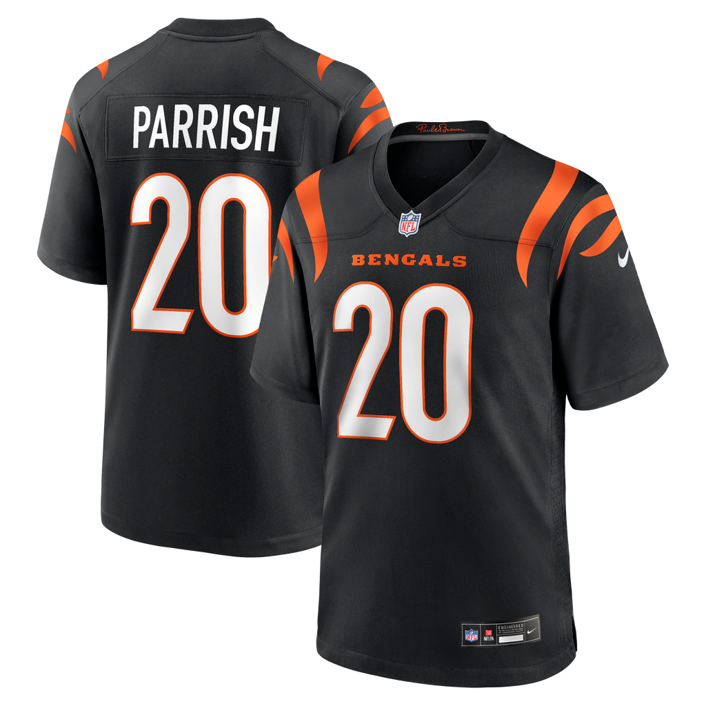 Men's Cincinnati Bengals Lemar Parrish Nike Black Team Retired Game Jersey