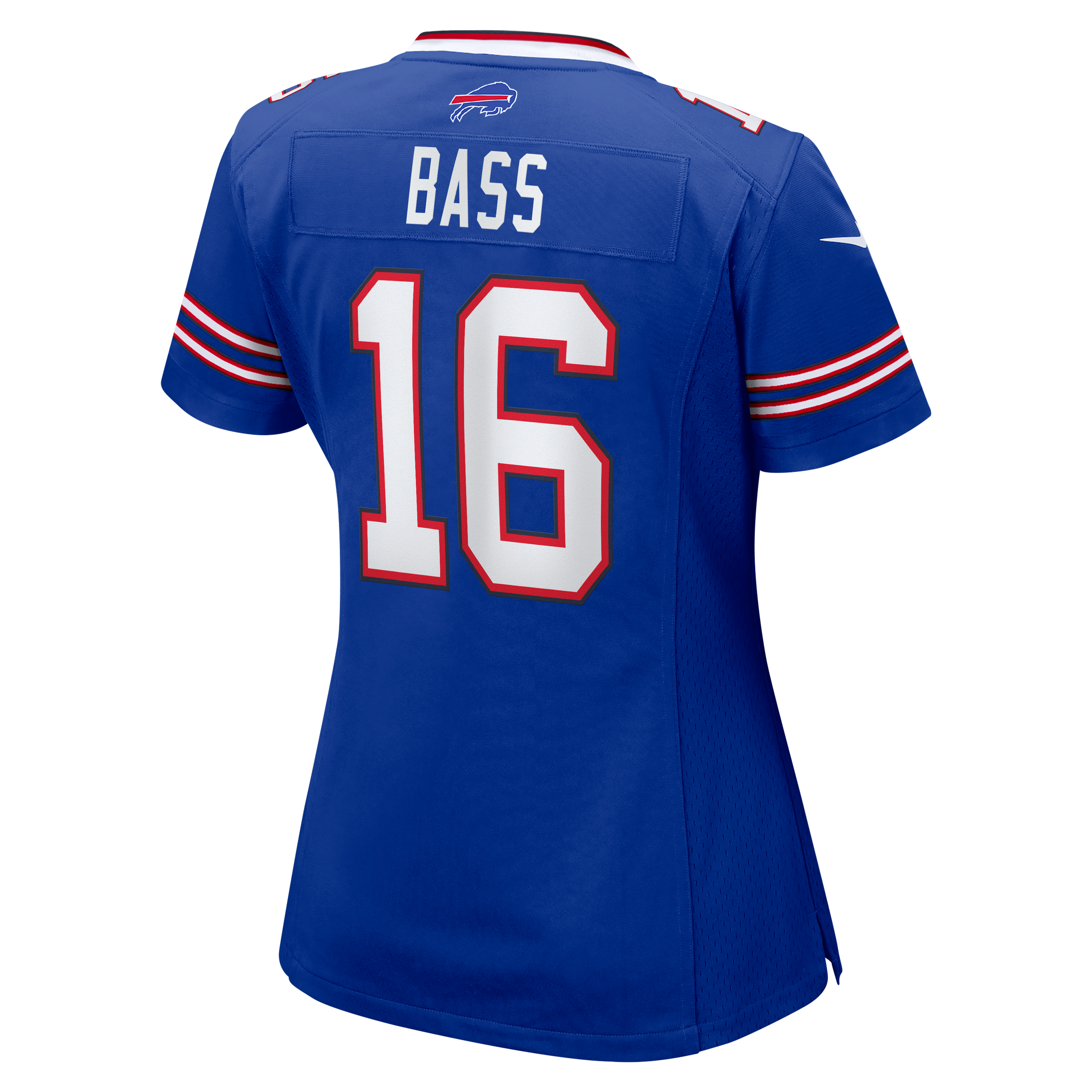 Women's Buffalo Bills Tyler Bass Nike Royal Team Game Jersey