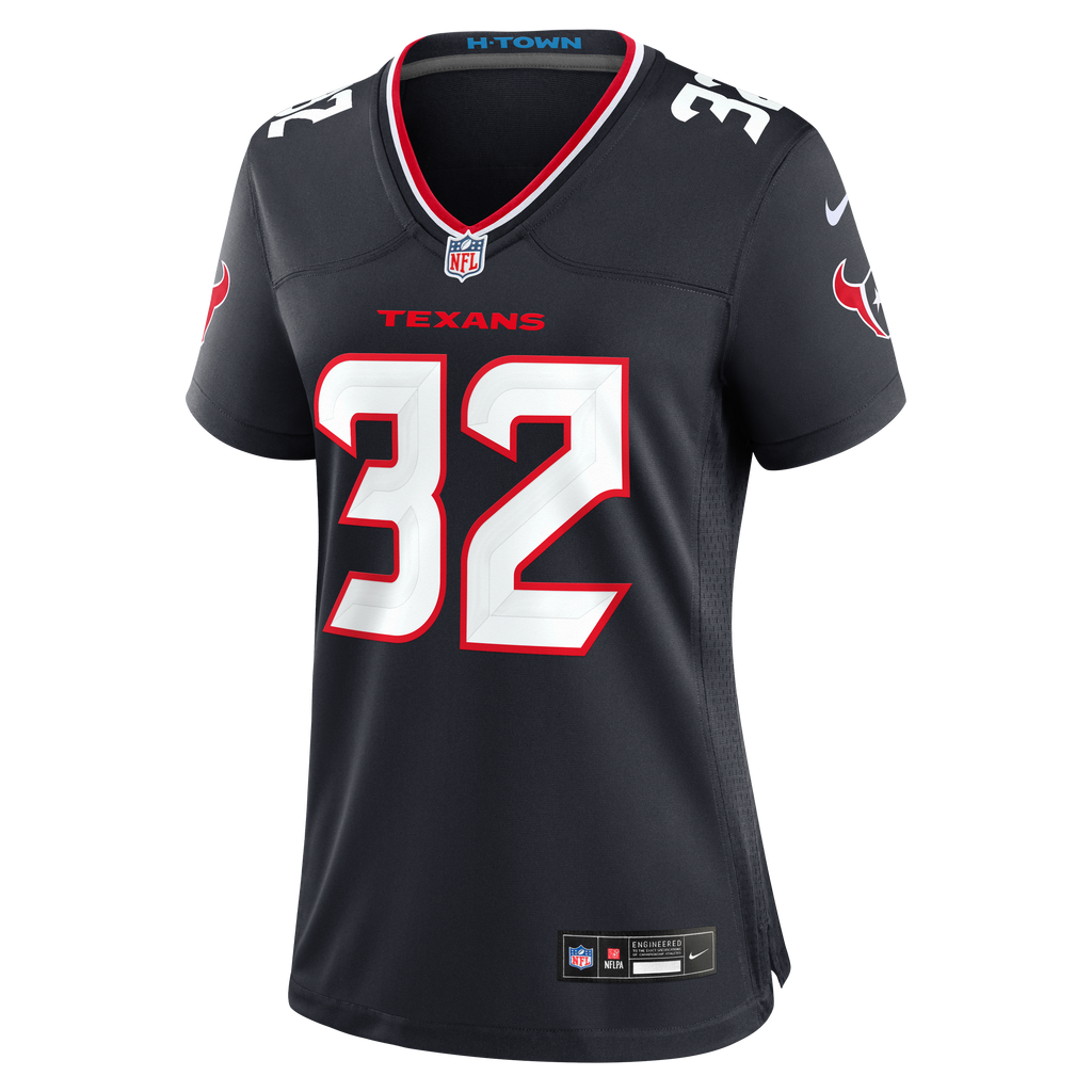 Women's Houston Texans David Montgomery Nike Navy Game Jersey
